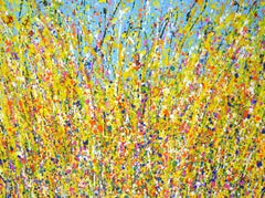 Summer day 23 – Vibrant Abstract Acrylic Painting (60x80 cm)