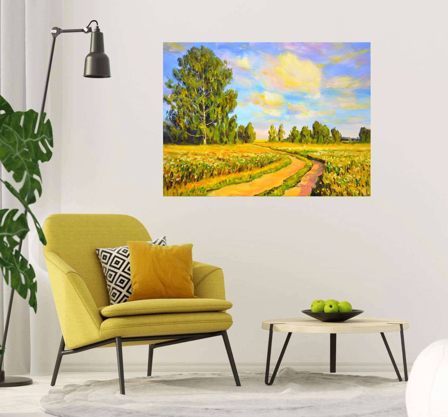 L'été. Domaine. Route. 4