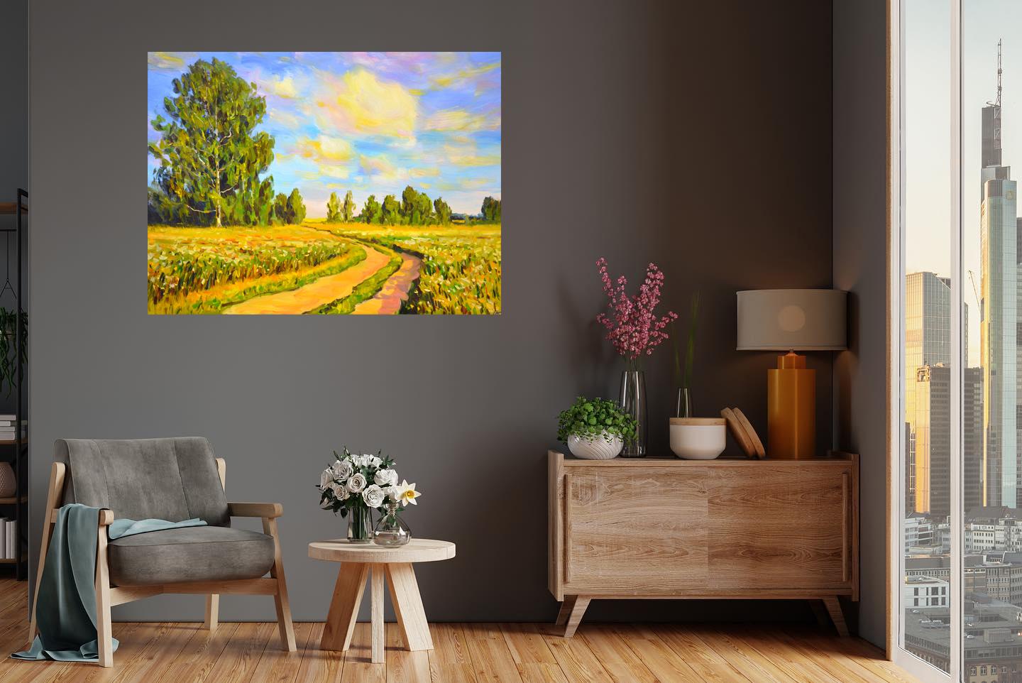 L'été. Domaine. Route. 5