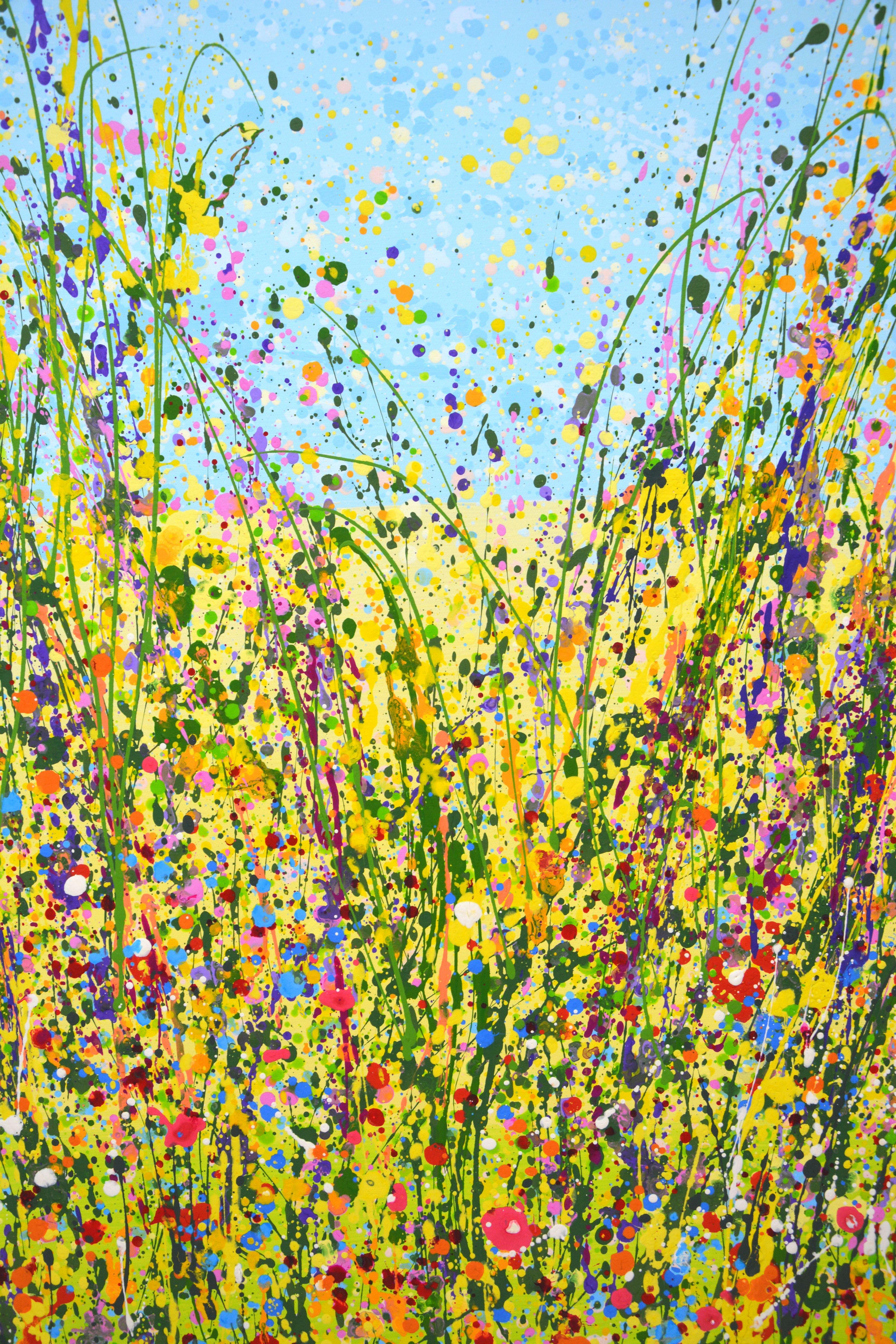 Summer. Flowers. Herbs., Painting, Acrylic on Canvas For Sale 2