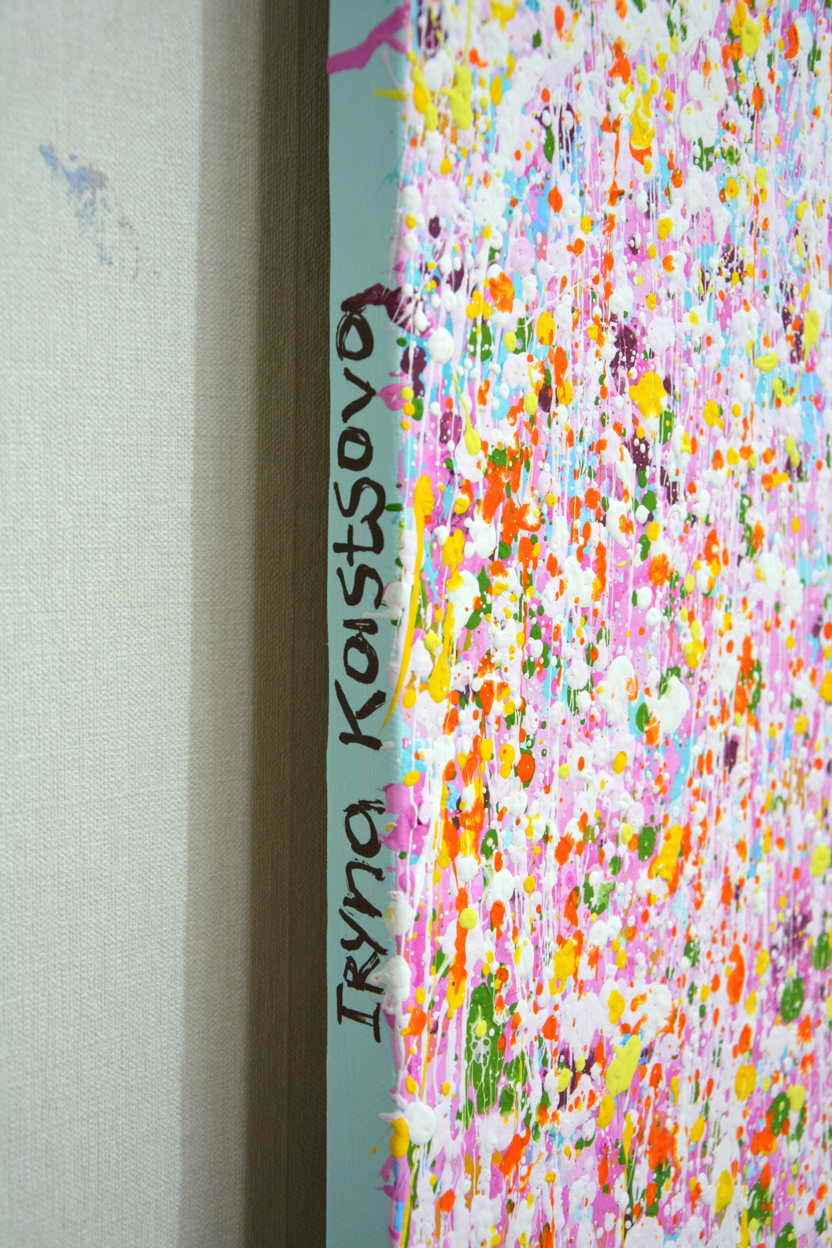 Tendresse 6. - Abstrait Painting par Iryna Kastsova