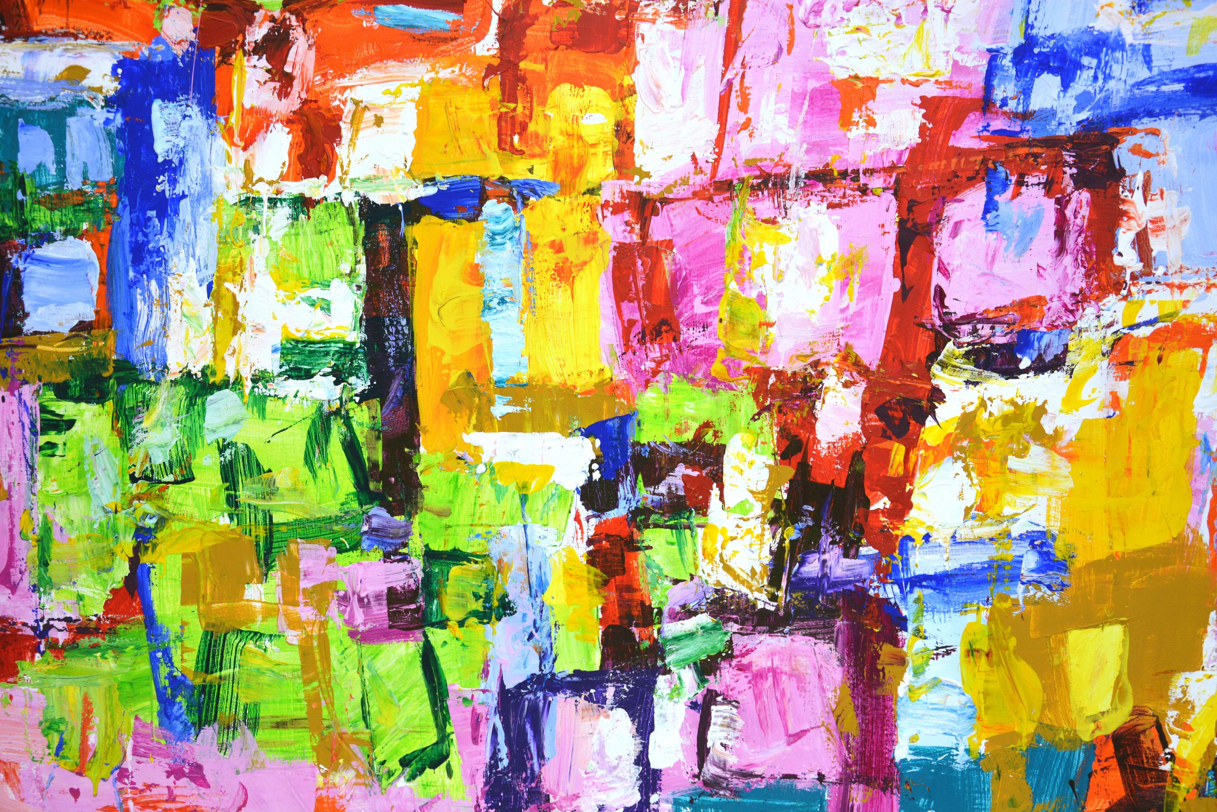 Vivid impressions 2, Painting, Acrylic on Canvas For Sale 2