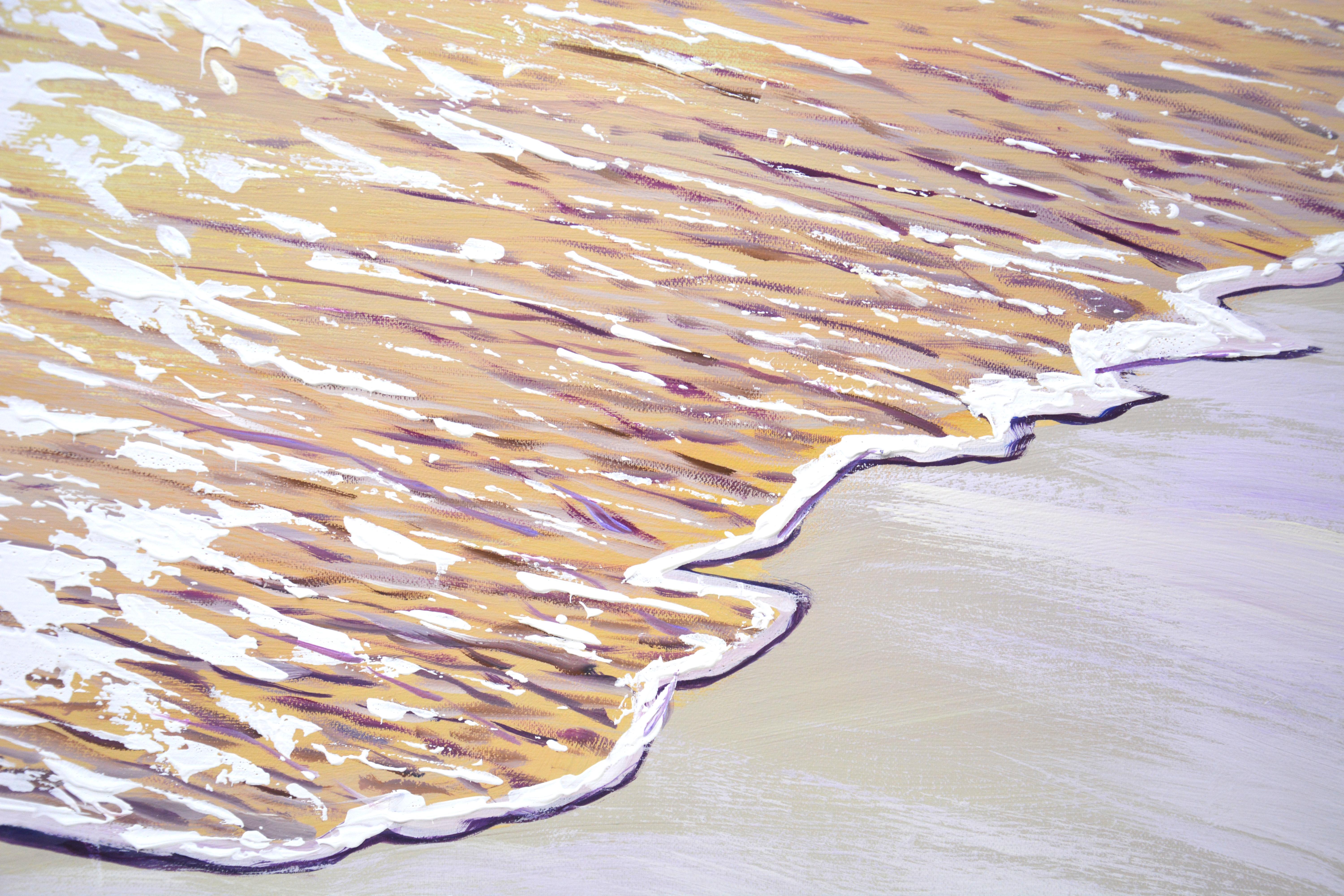 Día caluroso. Océano - Sereno paisaje marino Pintura para decoración de interiores en venta 1
