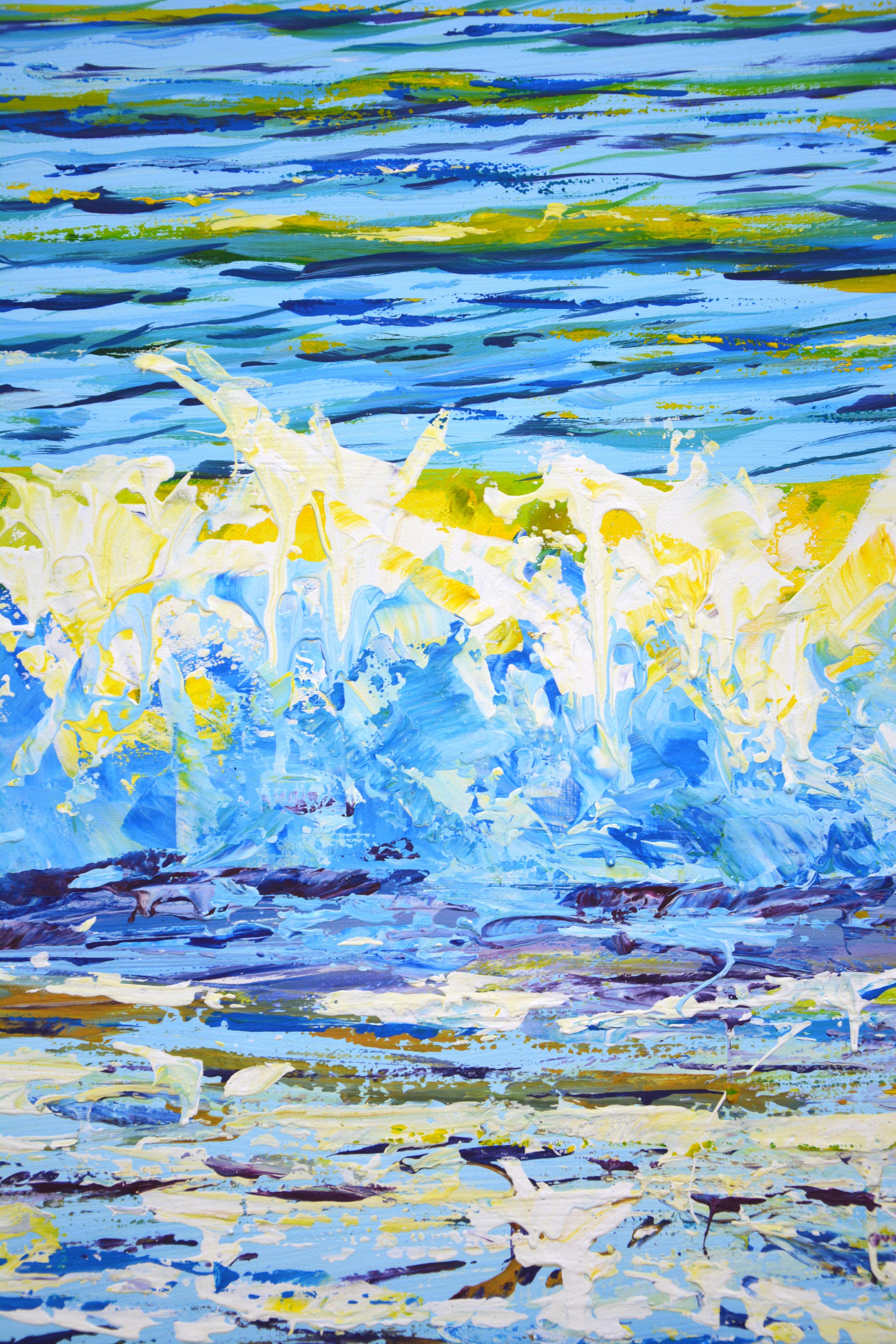 	Waves 5. - Impressionist Painting by Iryna Kastsova
