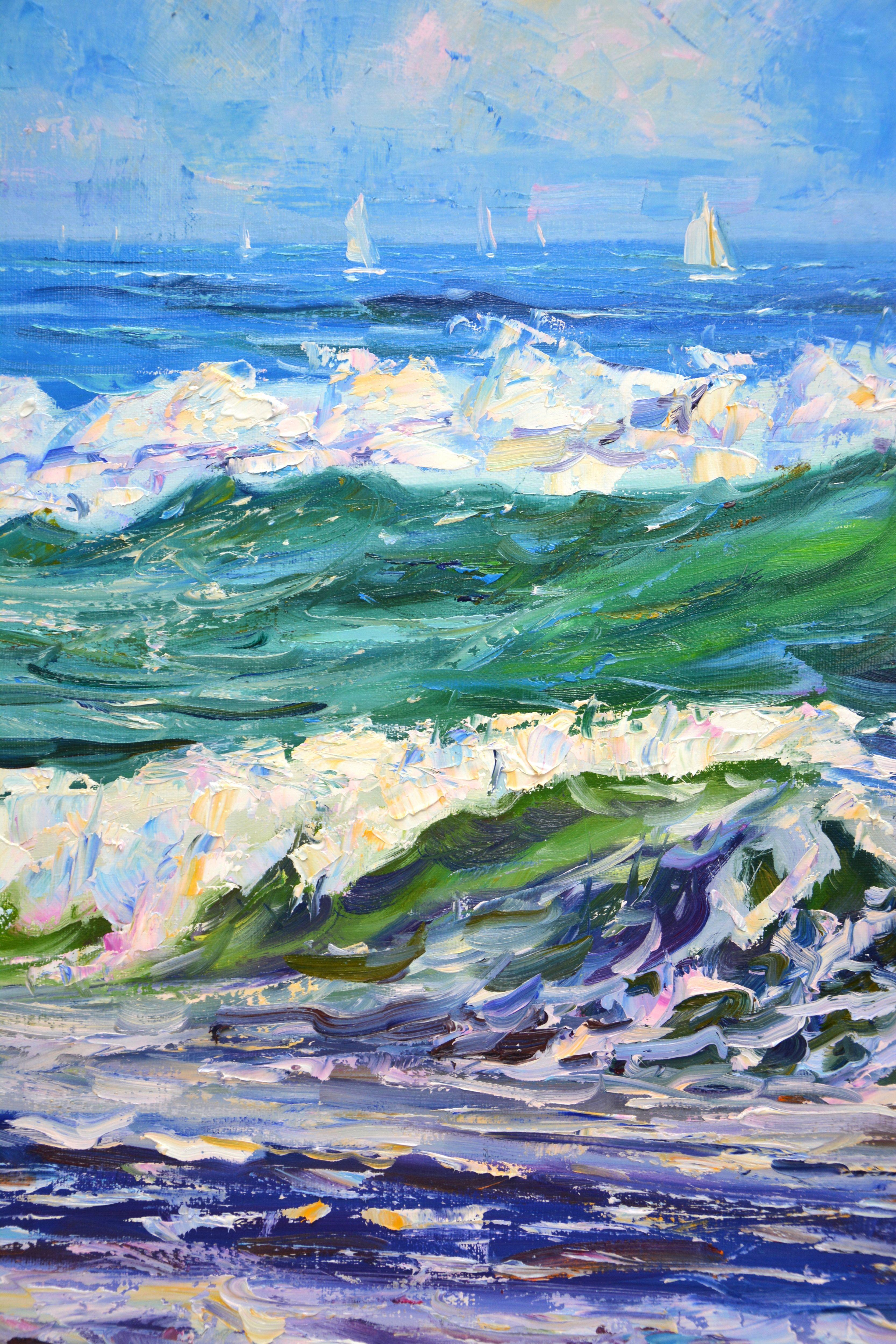 famous ocean wave painting