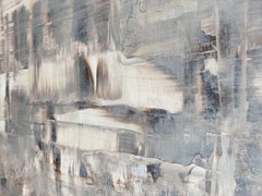 silver silence, Painting, Oil on Canvas