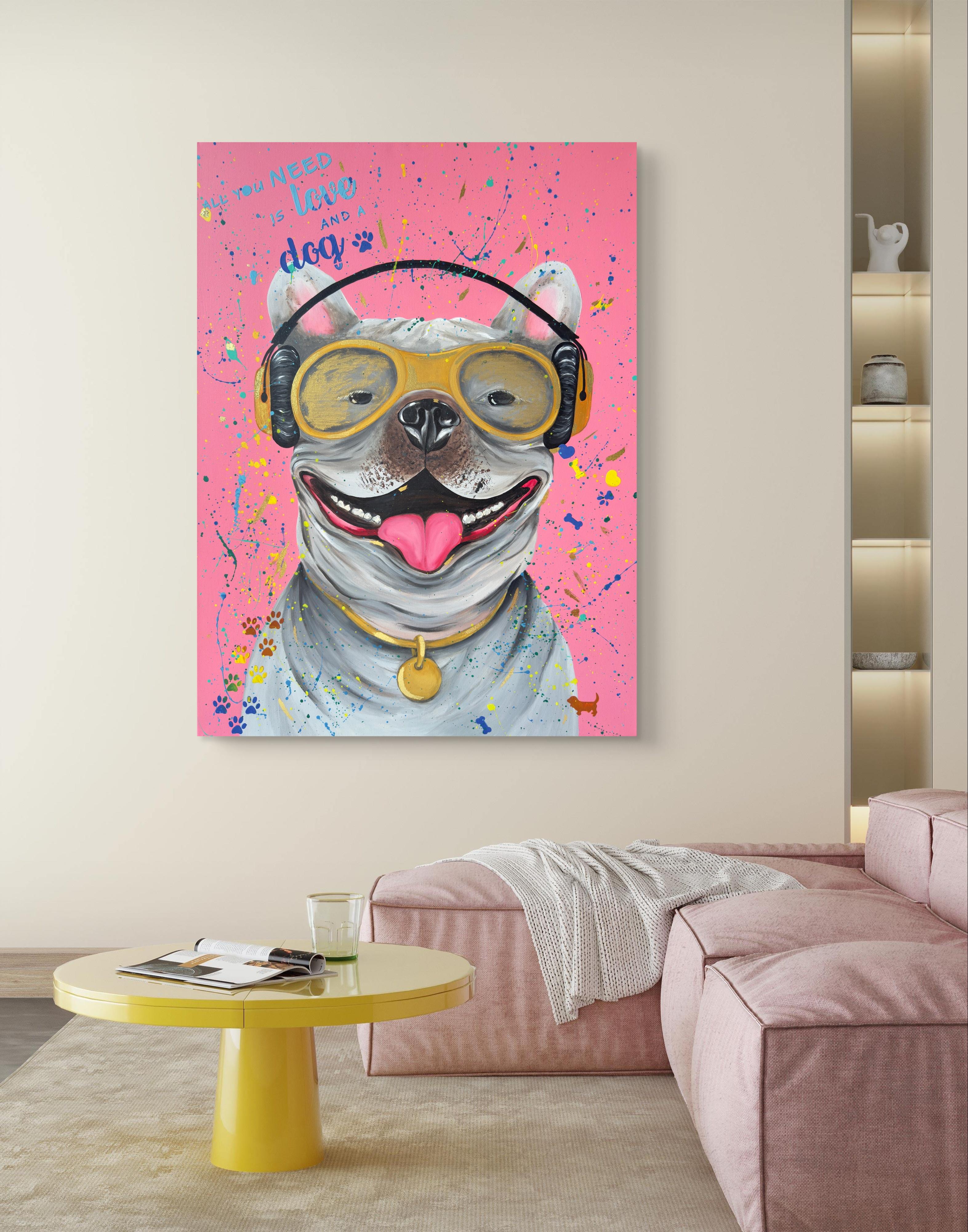 Alles was du brauchst ist Liebe und einen Hund im Angebot 6