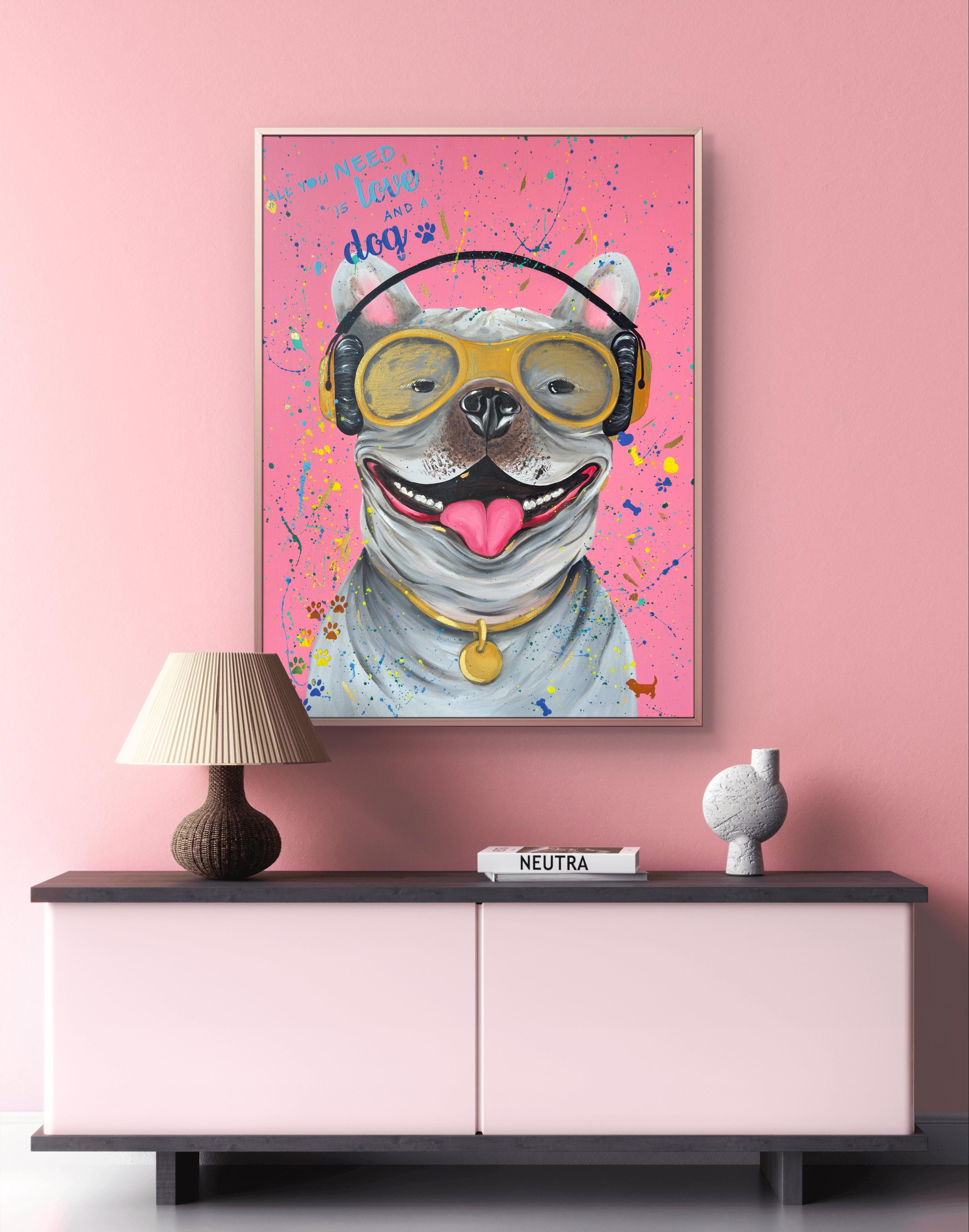 Alles was du brauchst ist Liebe und einen Hund im Angebot 8