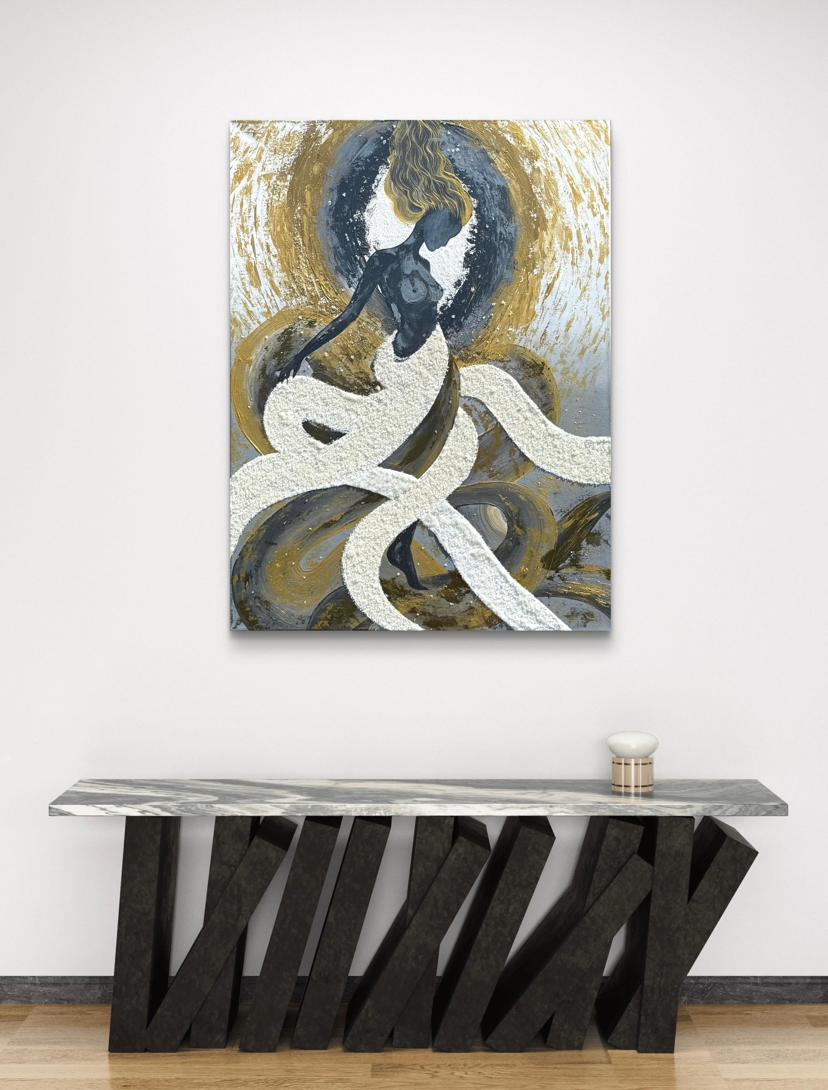 Aus dem Chaos geboren (Abstrakter Impressionismus), Painting, von Iryna Kobzar