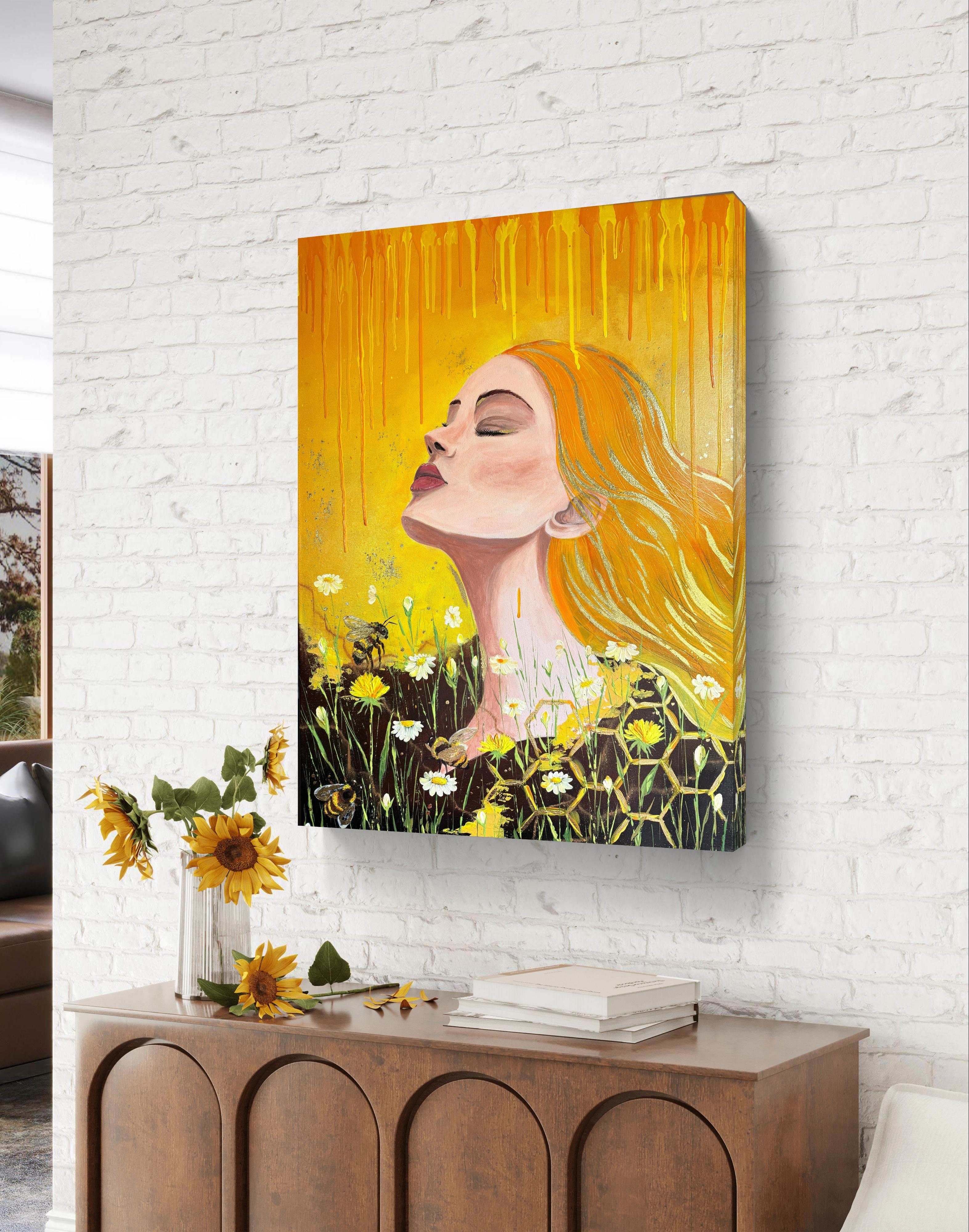 Catch the Sweet Moment - Painting by Iryna Kobzar