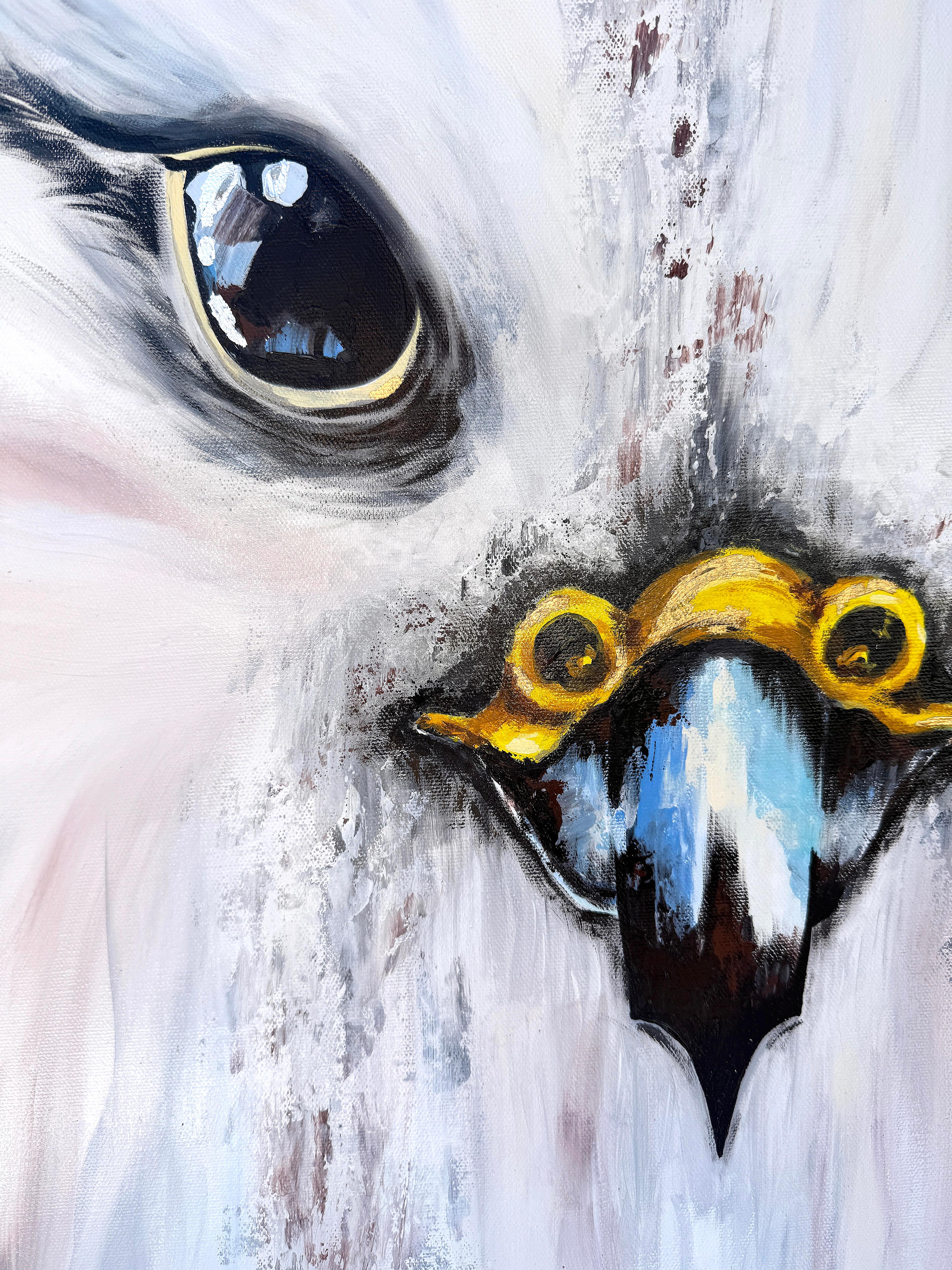 Gyrfalkenblick – Painting von Iryna Kobzar