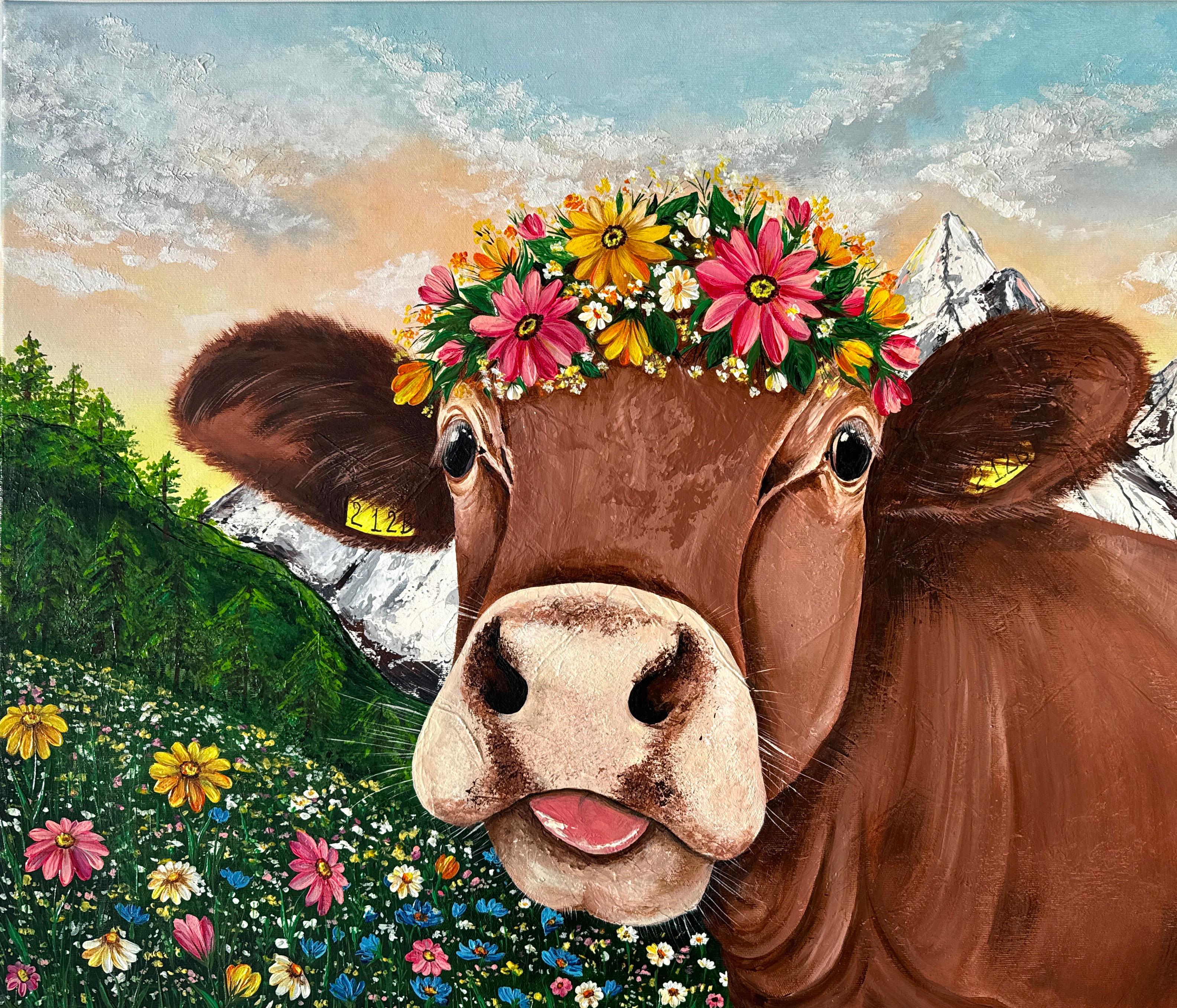 Ma vache alpine en fleurs en vente 5