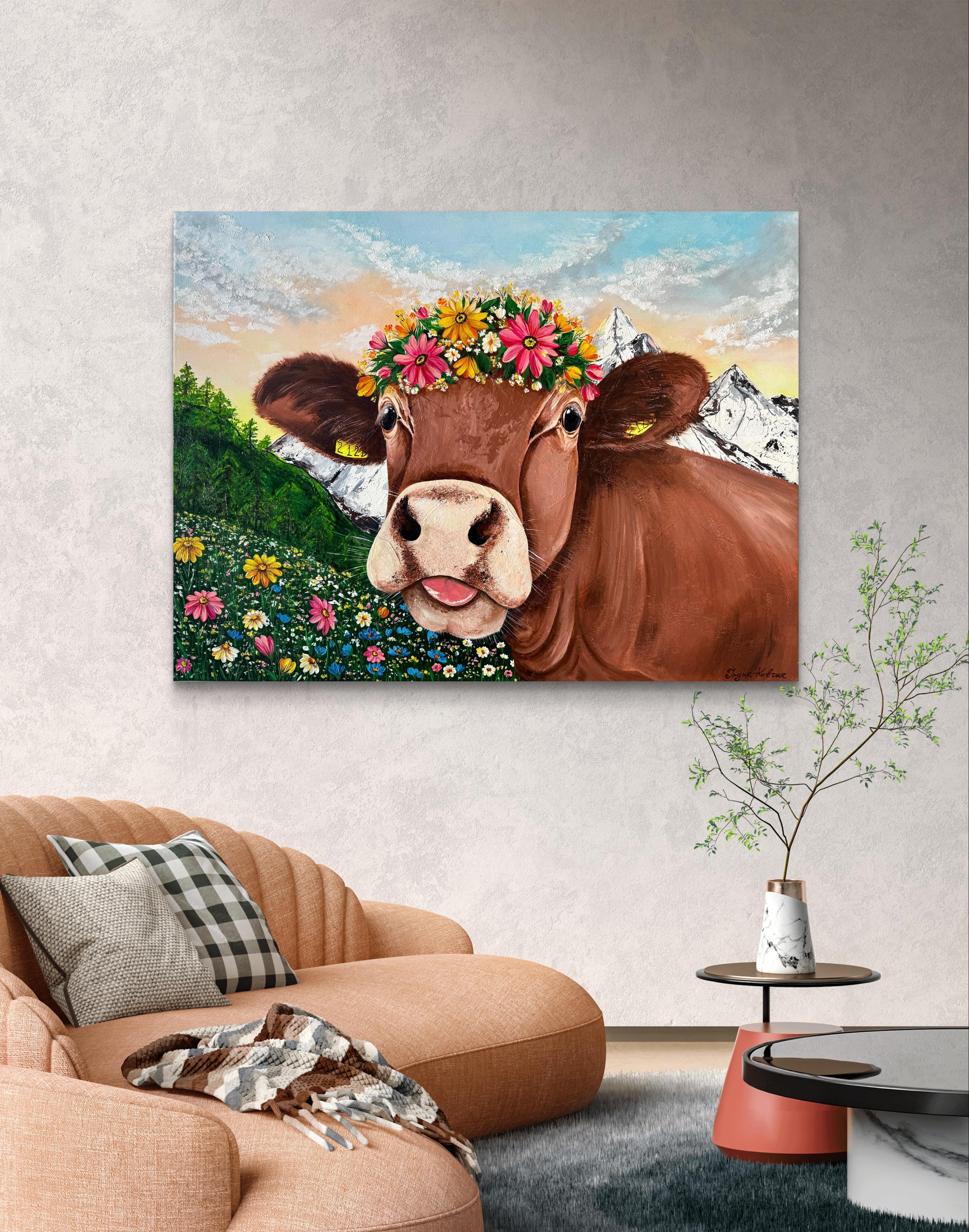Ma vache alpine en fleurs en vente 7