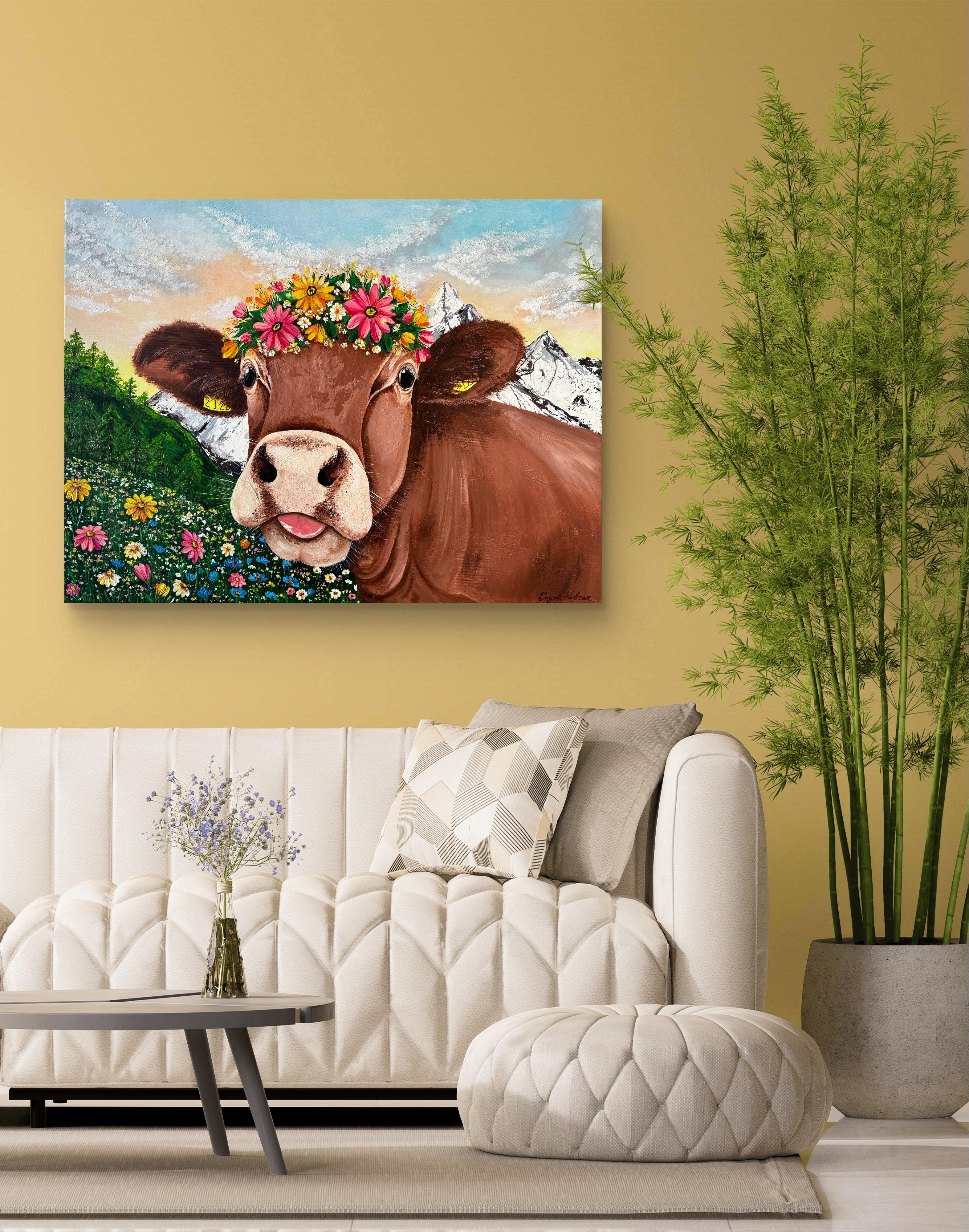 Ma vache alpine en fleurs en vente 8