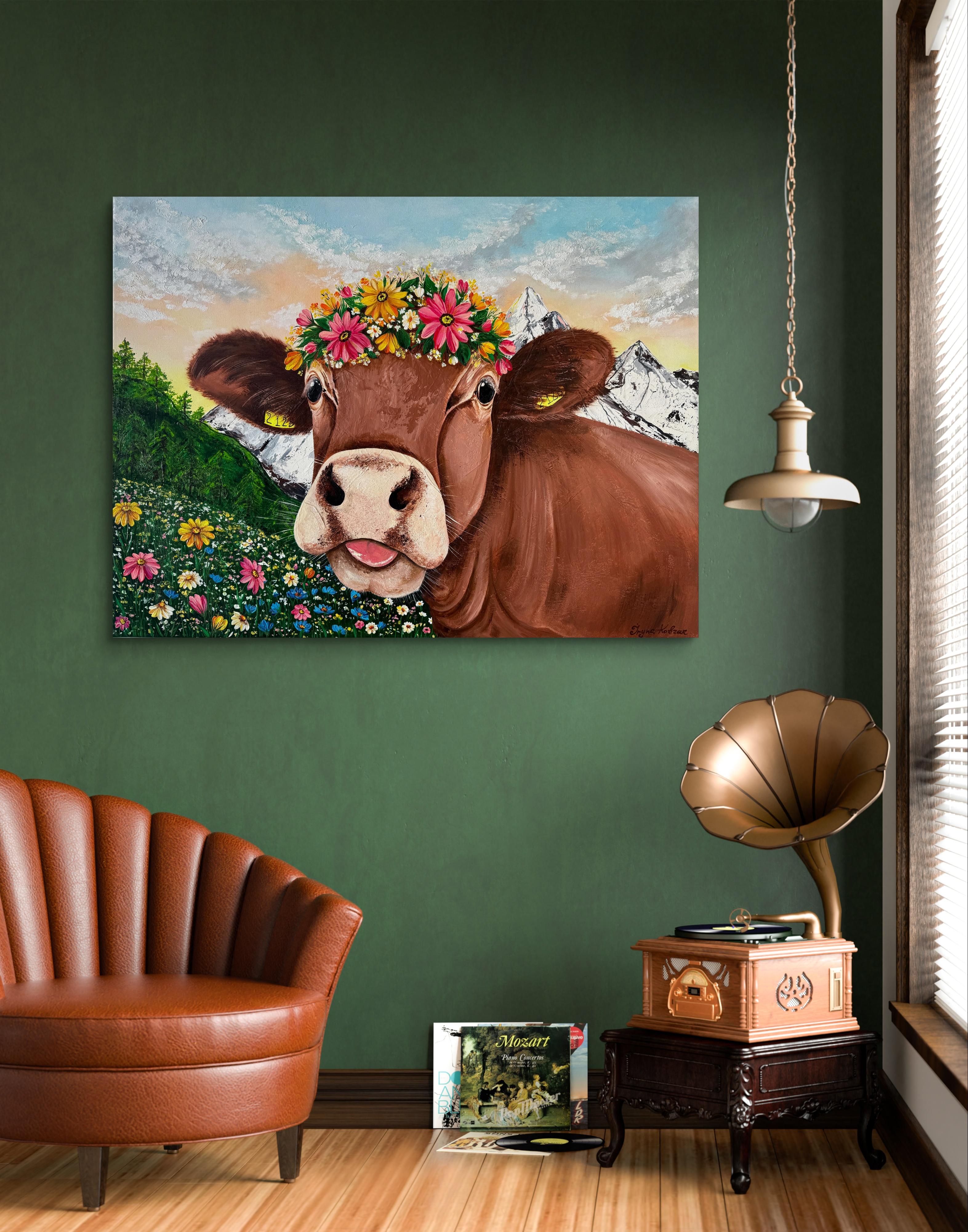 Ma vache alpine en fleurs en vente 9