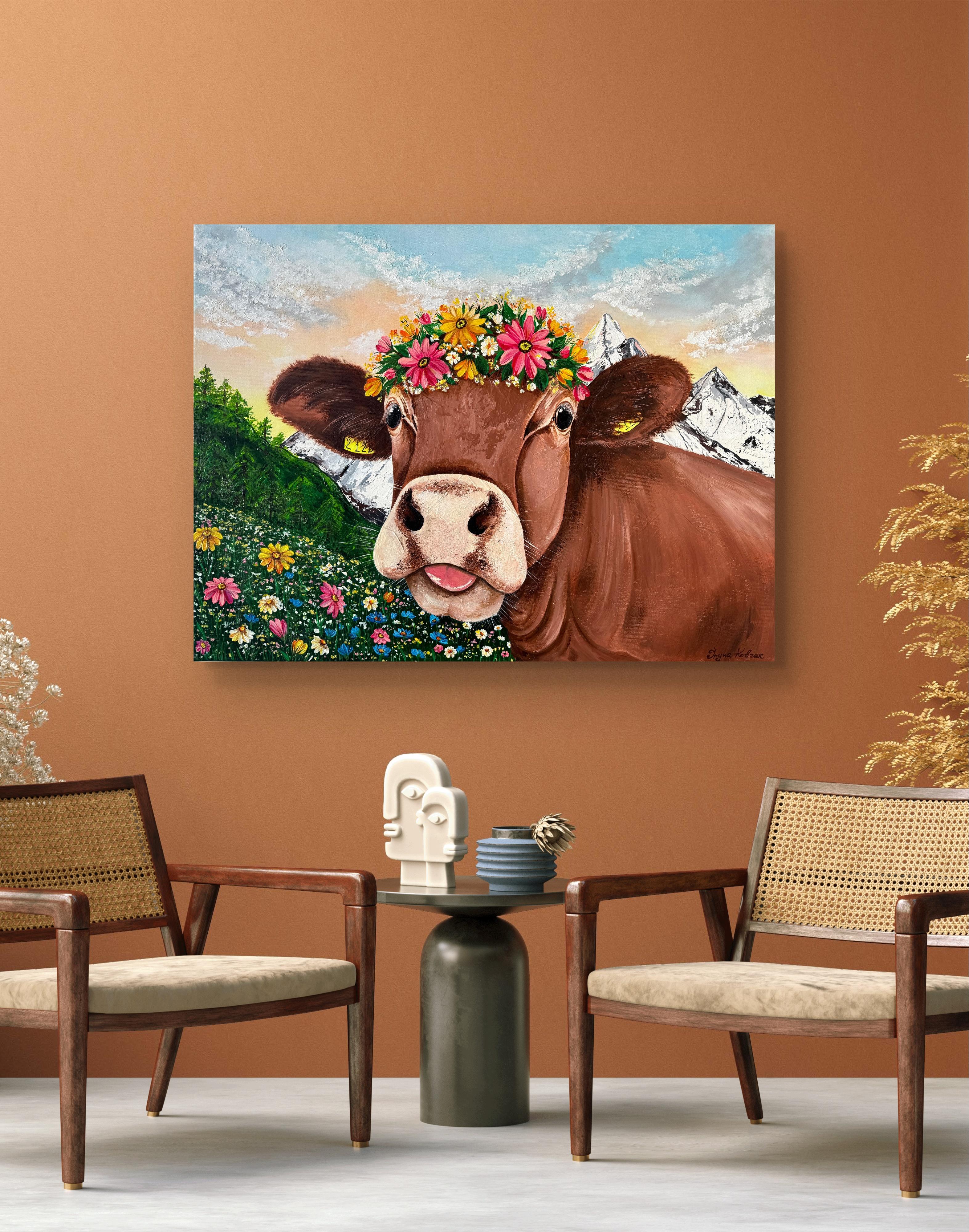Ma vache alpine en fleurs en vente 10