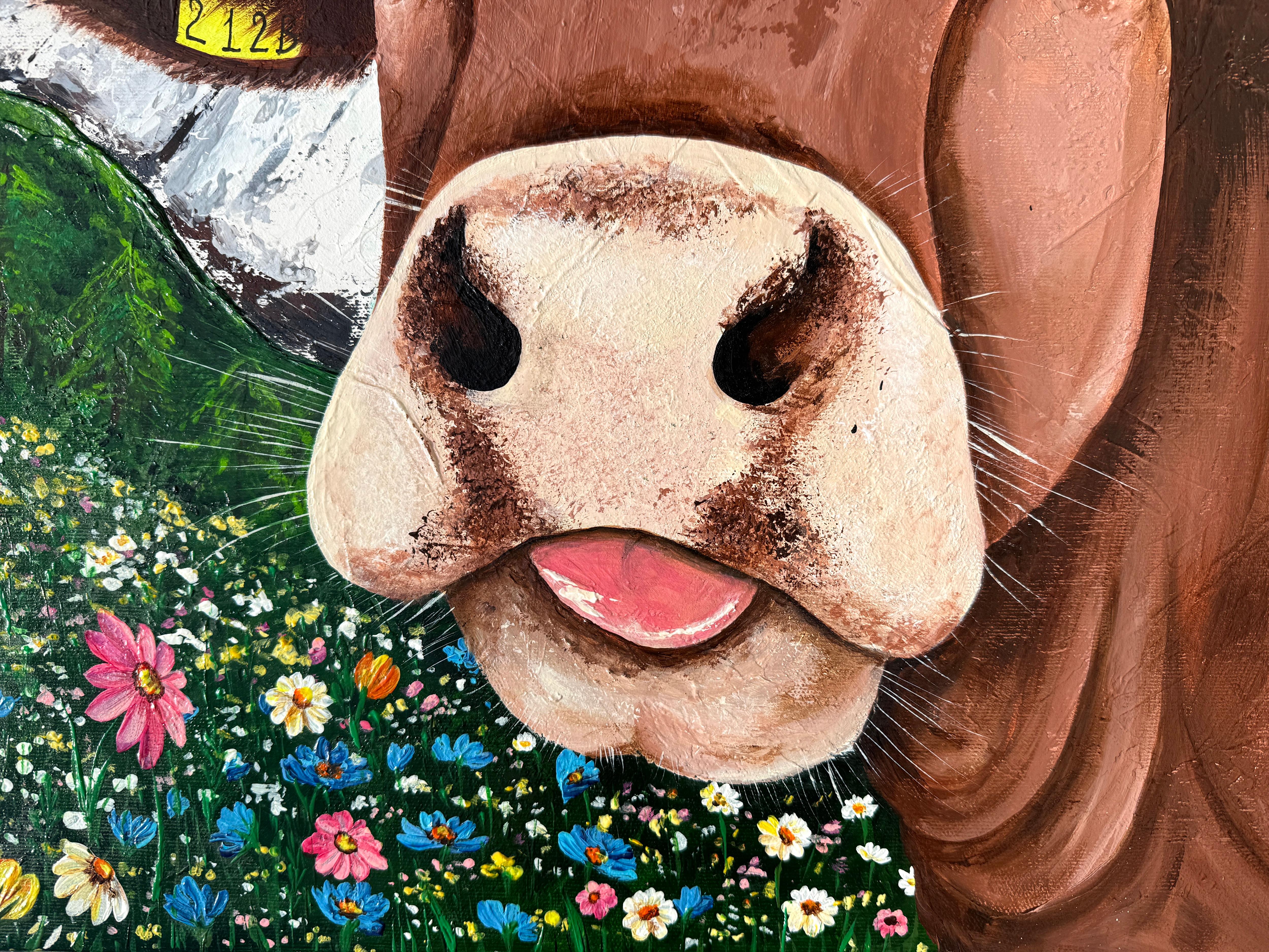 Ma vache alpine en fleurs en vente 2