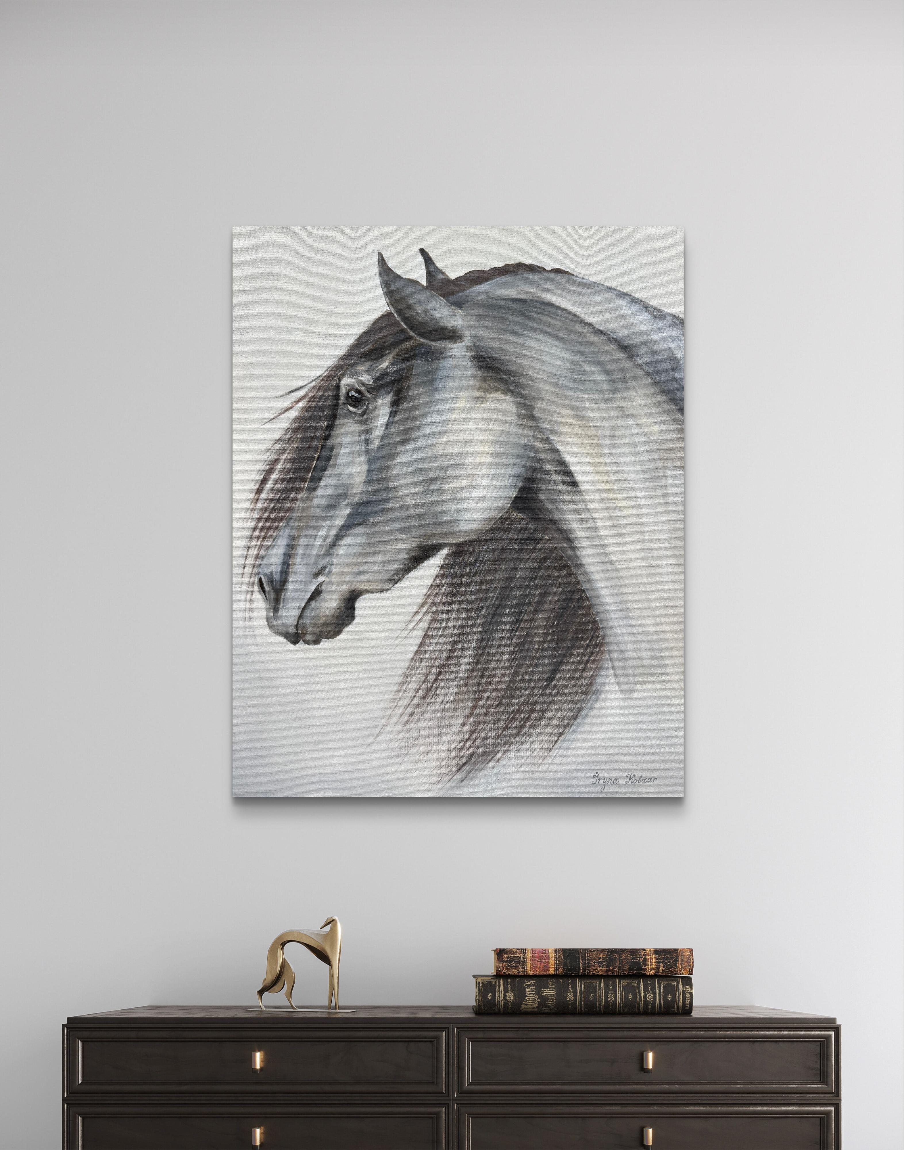 My dear Horse - Painting by Iryna Kobzar