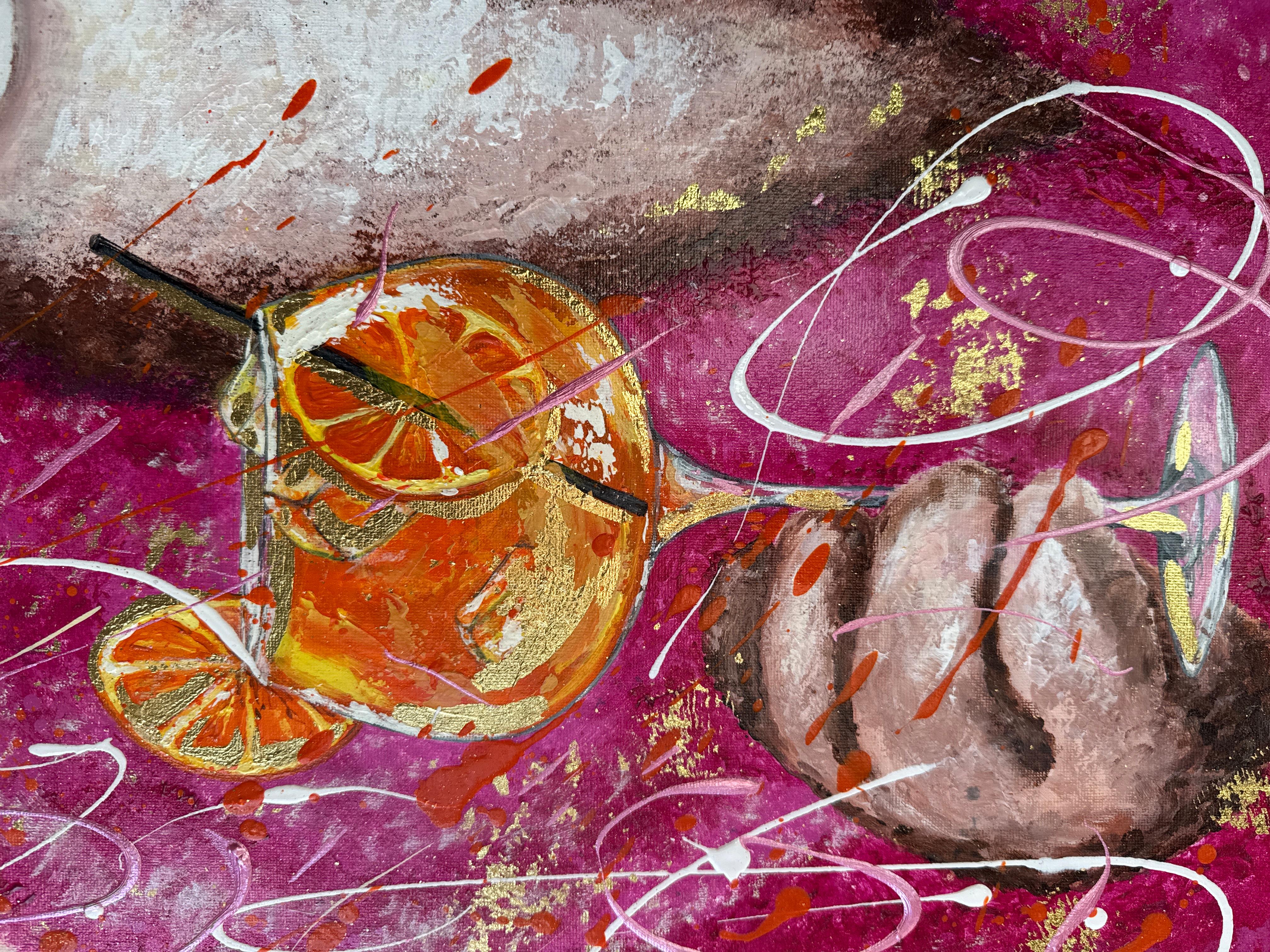 Schnurren Schnurren Glamour (Pop-Art), Painting, von Iryna Kobzar