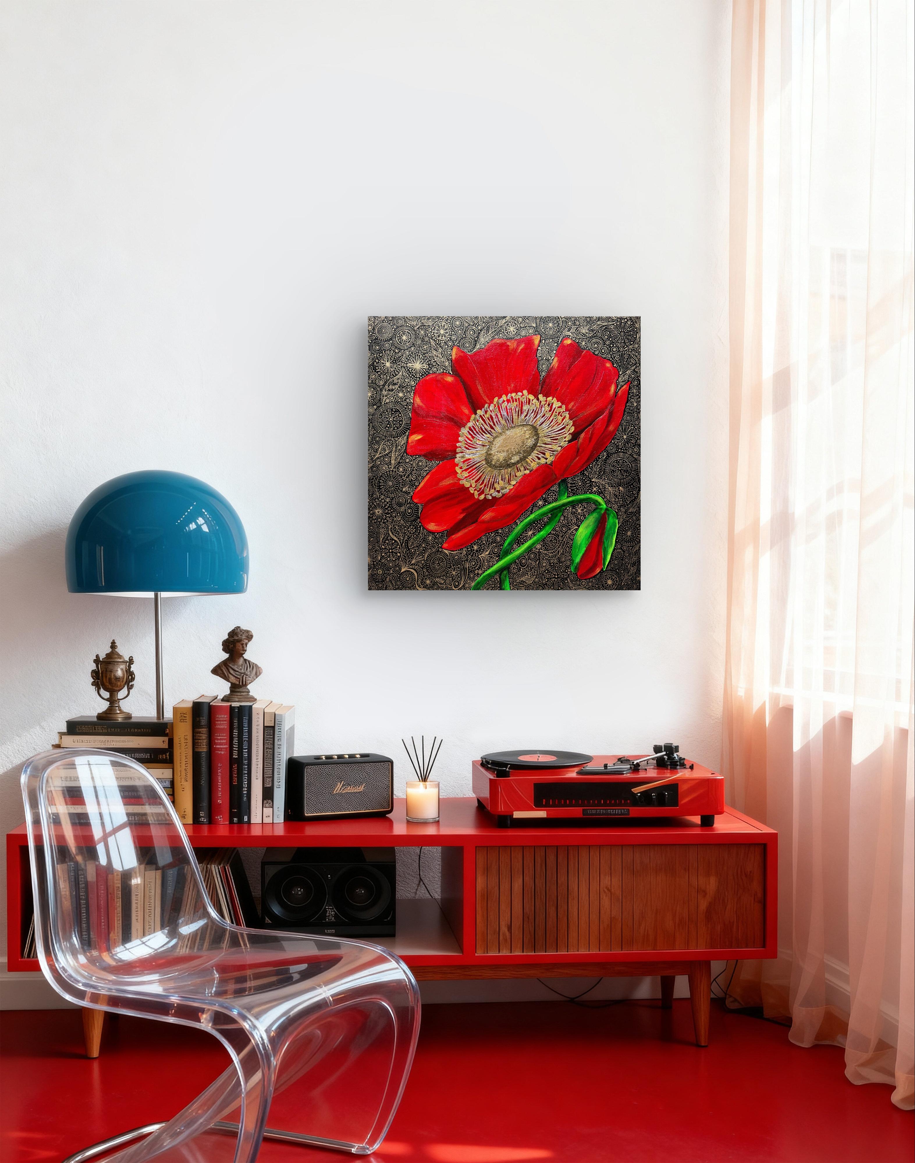 Rote Mohnblumen im Angebot 9