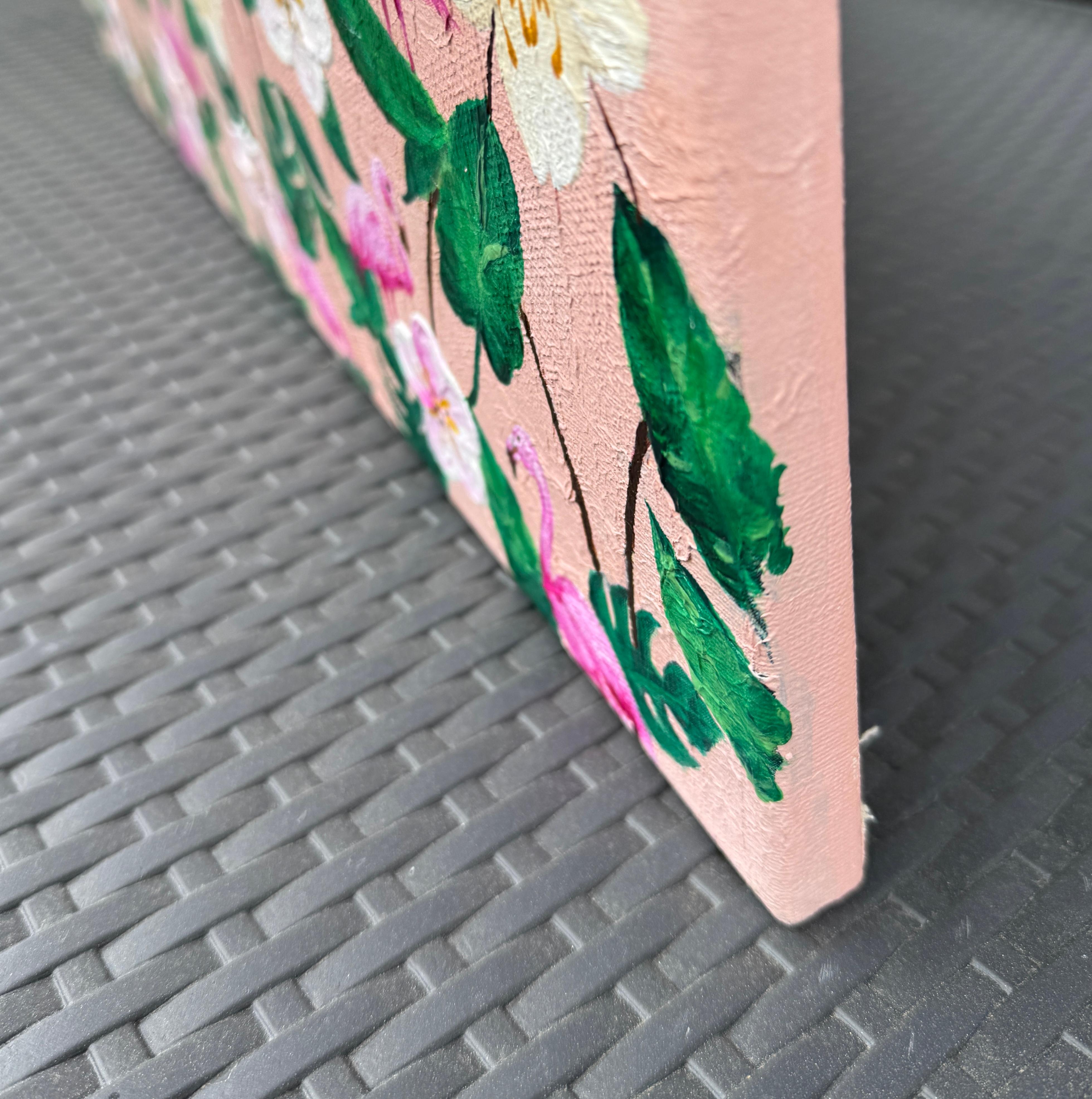 Der Tanz der Stille auf rosa Beinen im Angebot 9