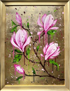 When Magnolias Bloom on Gold