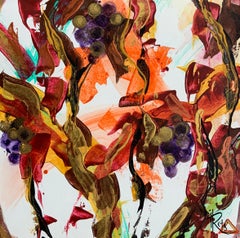 Autumn's breath in the grape vines 1 aus Polyptychon