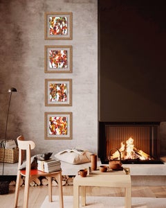 “Autumn's breath in the grape vines” 3 of polyptych