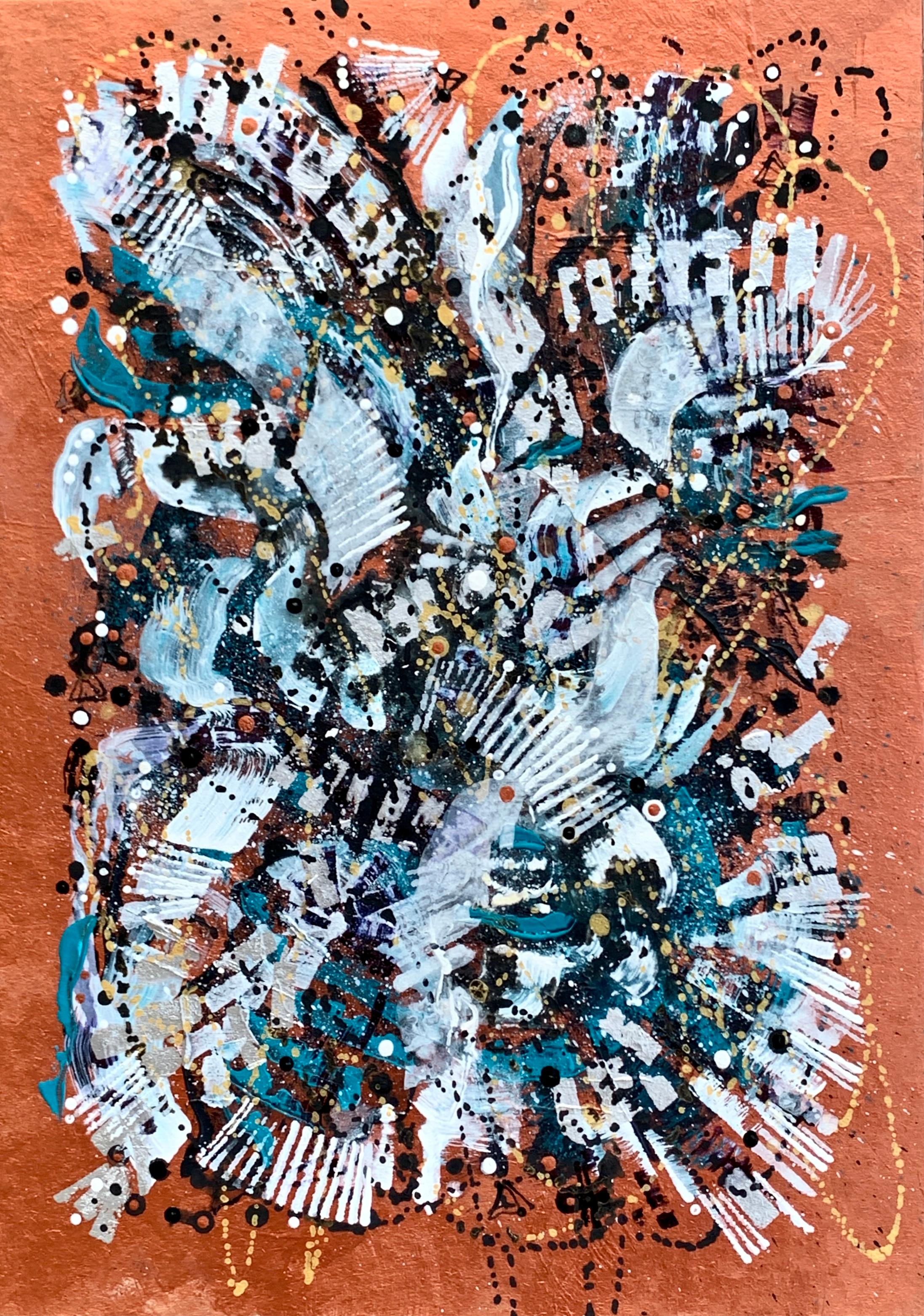 Figurative Painting di Iryna Rets - "Brass Evening Jazz"
