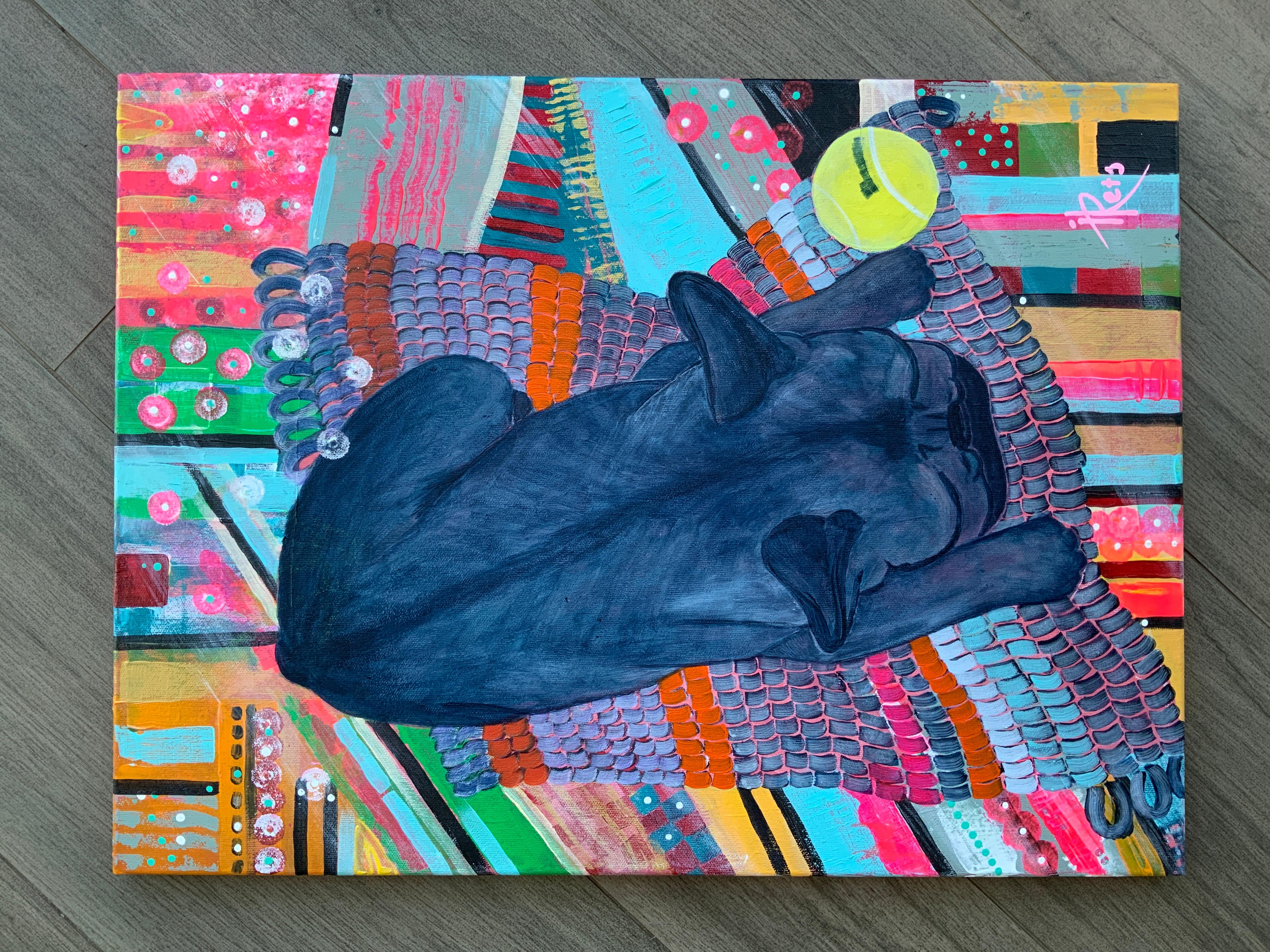 Bunte Träume – Painting von Iryna Rets