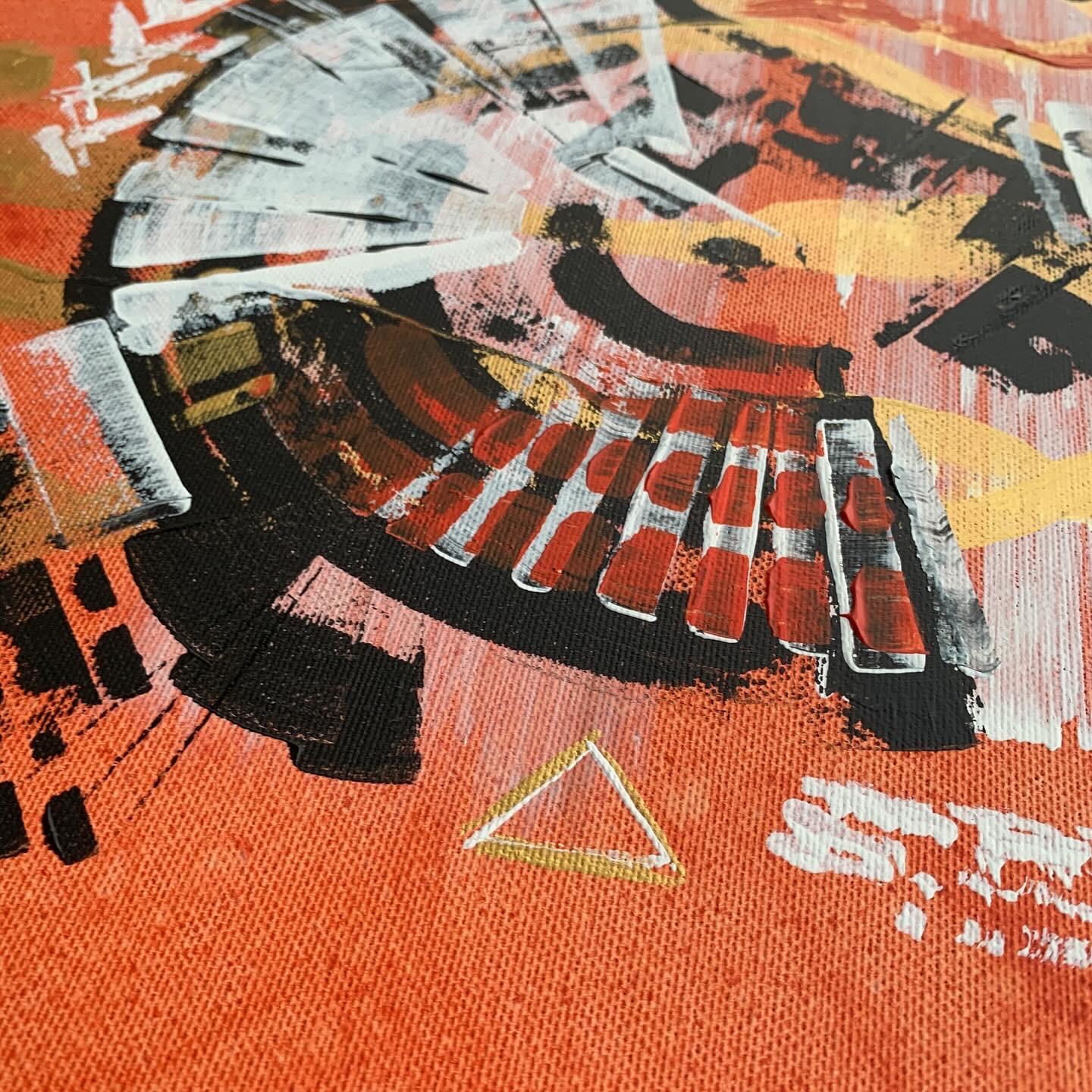 Tanz des Feuers  Triptychon „Symphonie der Elemente“ im Angebot 8
