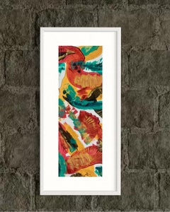 ”Dance with a Fan"  2 in triptych