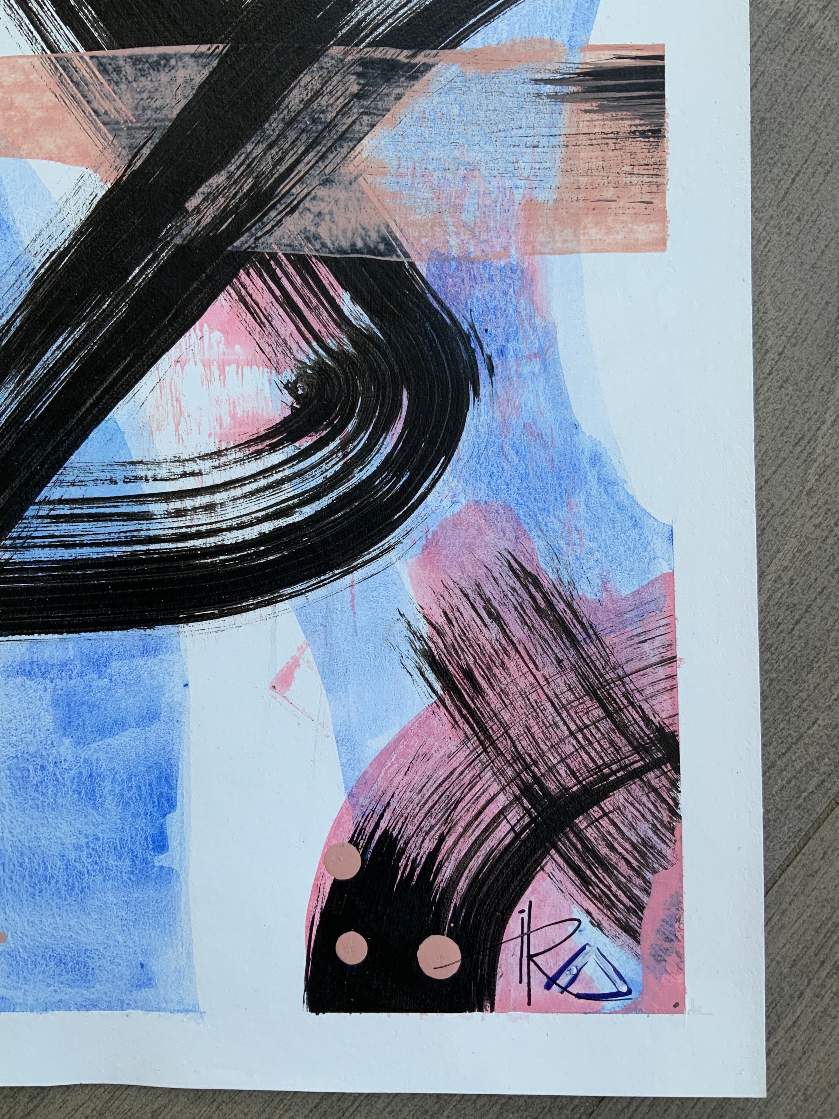 “Following the Winds” 1 in a triptych For Sale 1