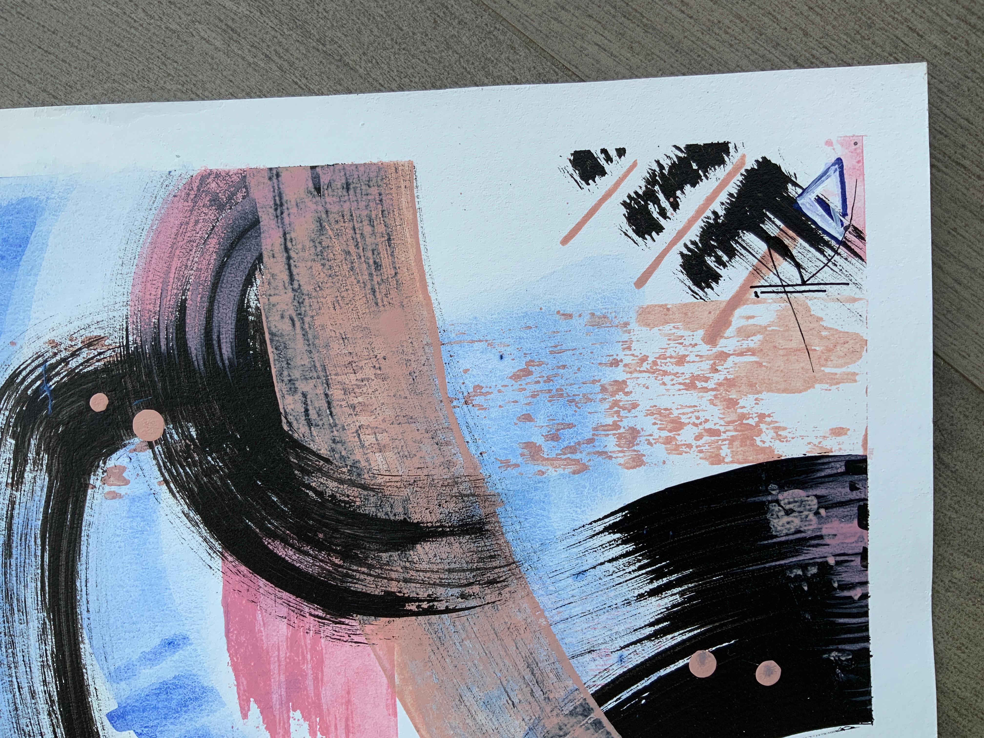 “Following the Winds” 2 in a triptych For Sale 1