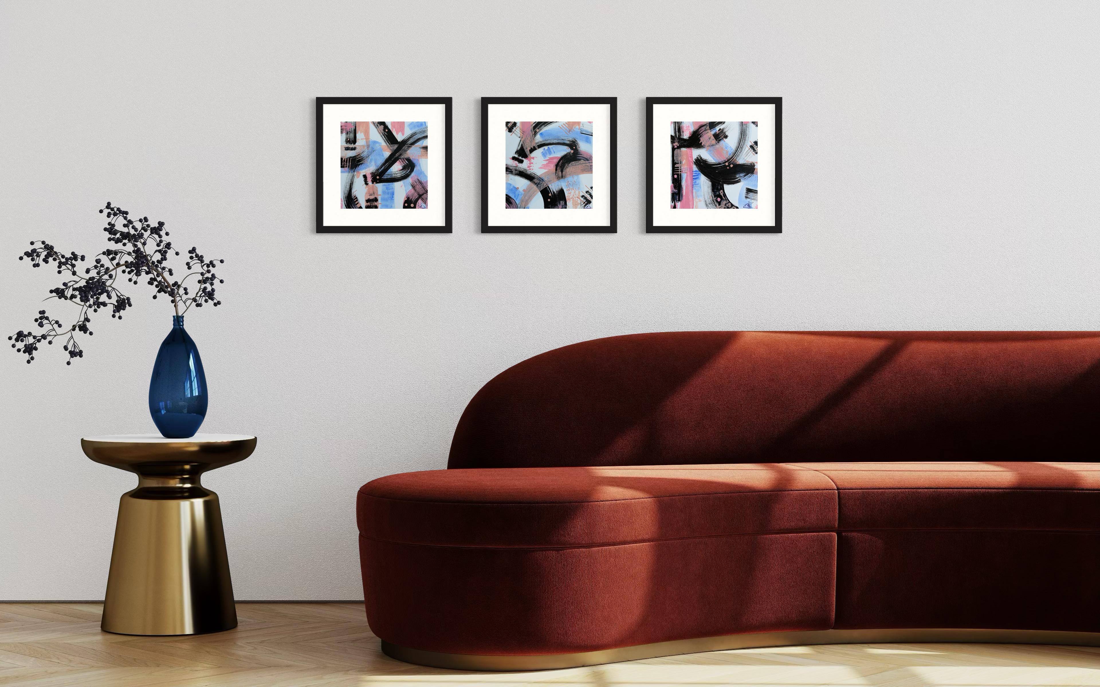 Following the Winds 3 in einem Triptychon im Angebot 6