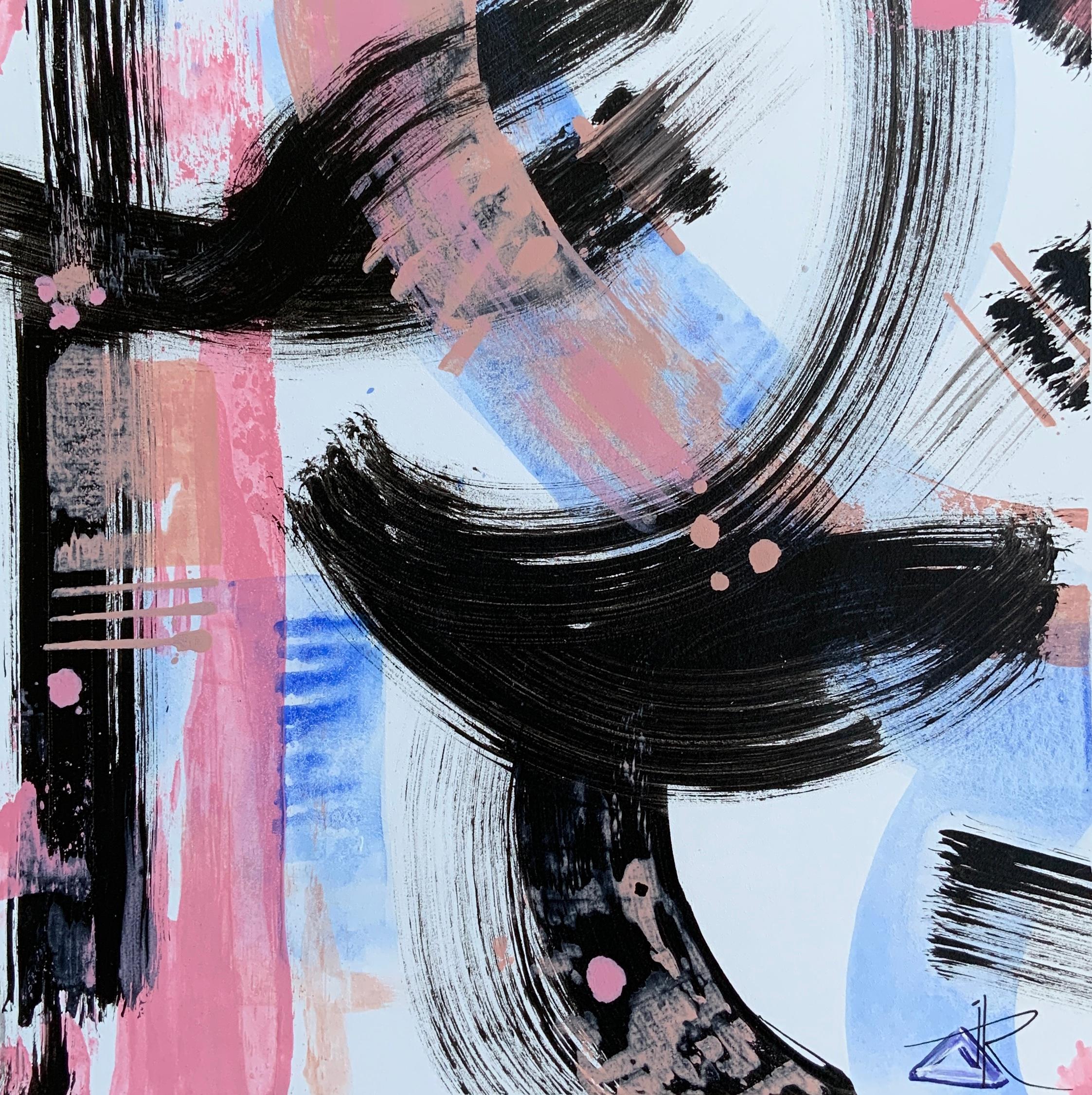 Iryna Rets Abstract Painting – Following the Winds 3 in einem Triptychon
