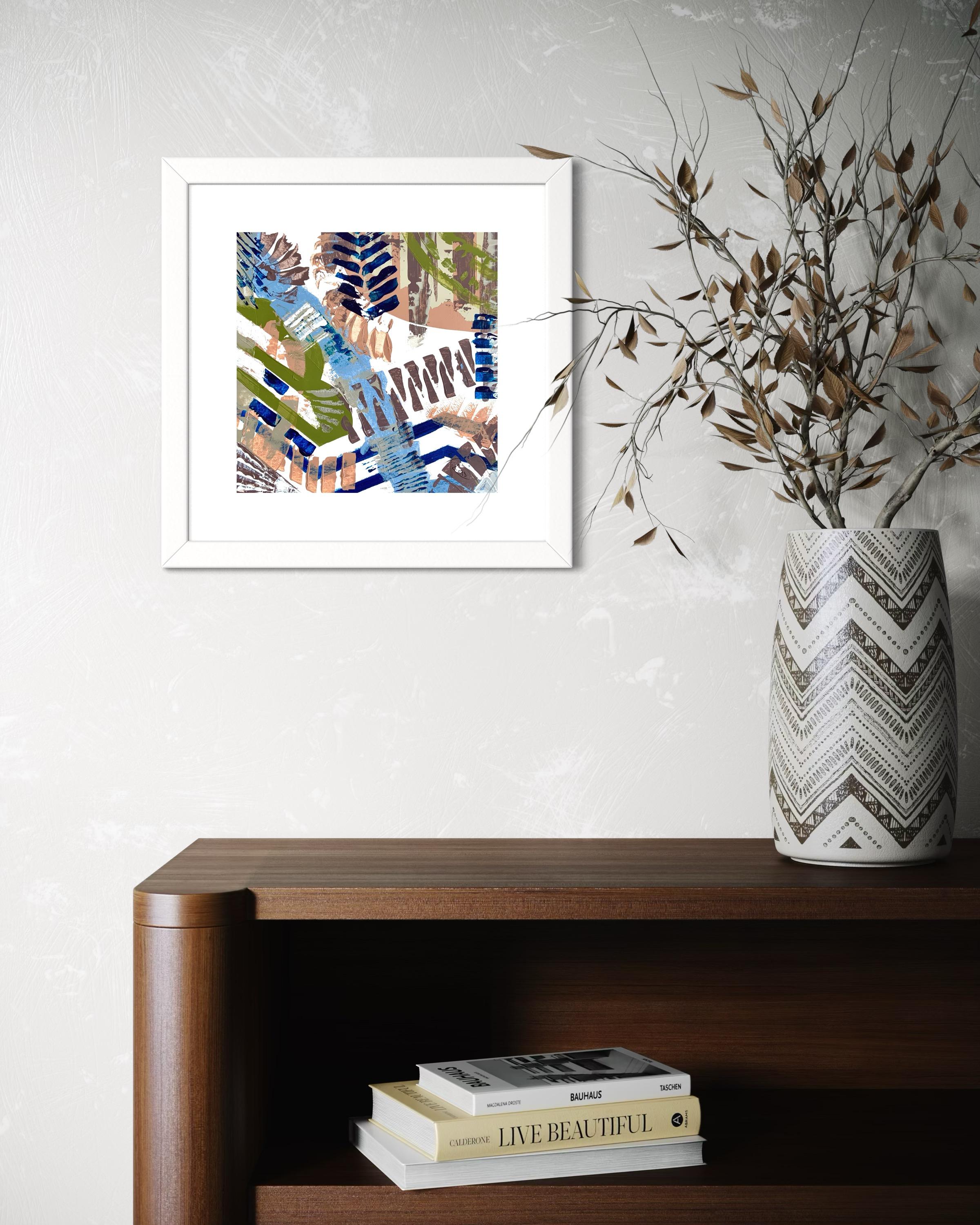 Movement continues, life continues, the city lives 1 von Triptychon im Angebot 5