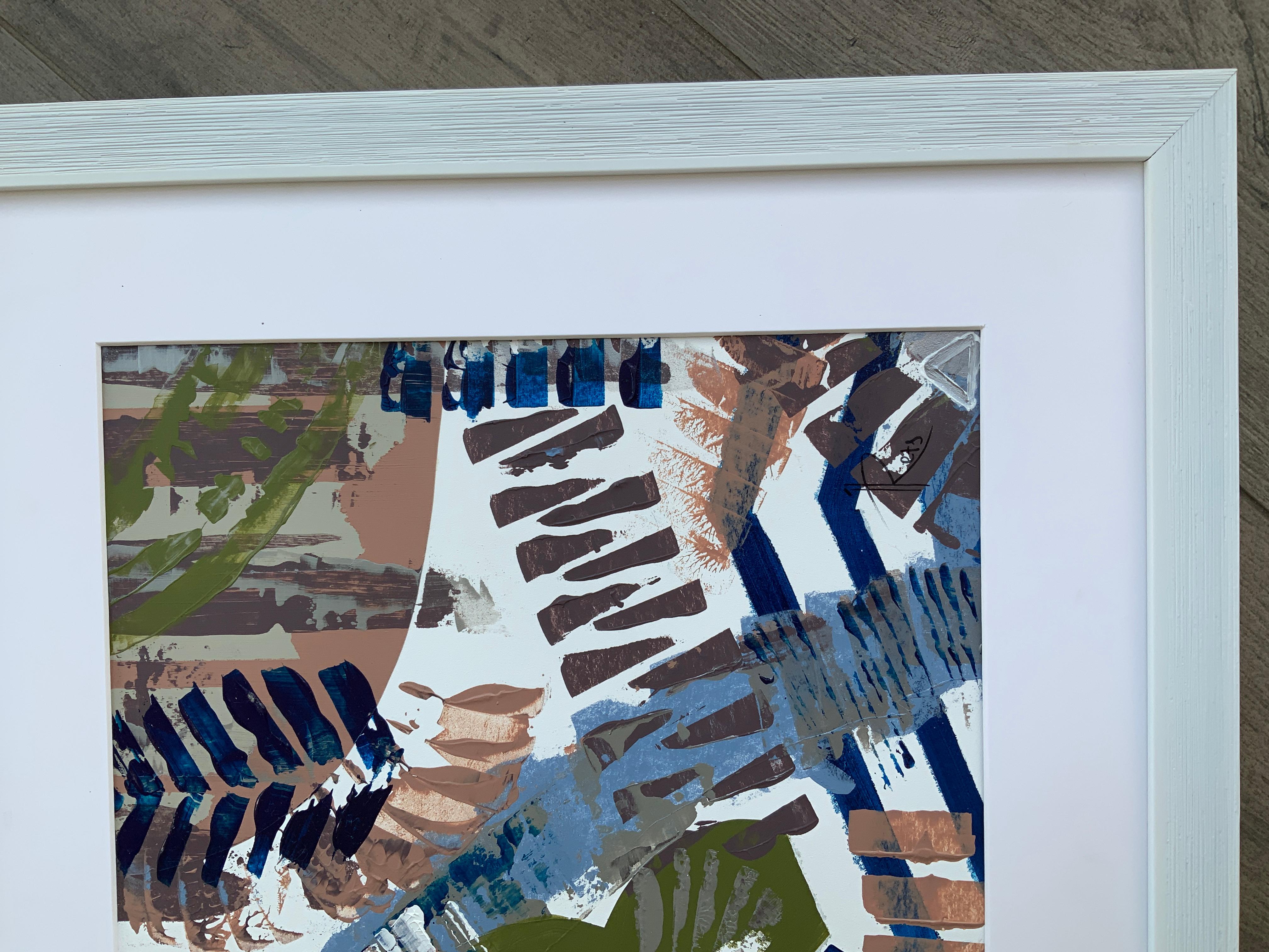 Movement continues, life continues, the city lives 1 von Triptychon (Abstrakt), Painting, von Iryna Rets
