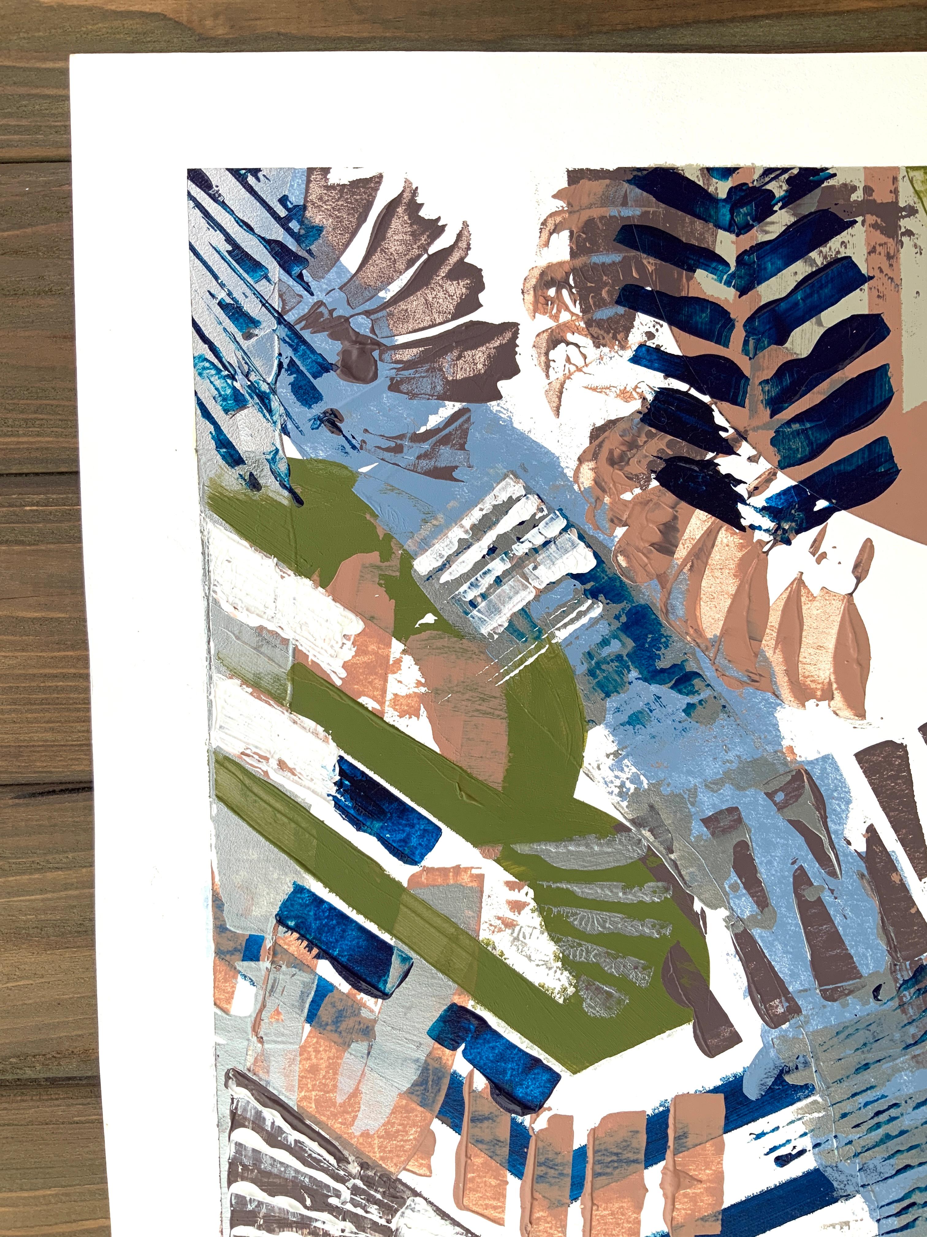 Movement continues, life continues, the city lives 1 von Triptychon im Angebot 3