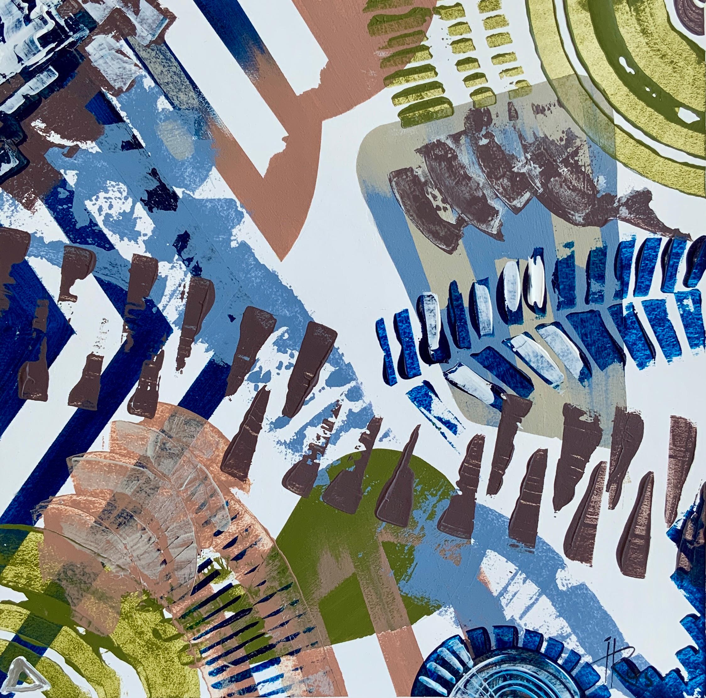 Movement continues, life continues, life continues, the city lives" 2 Triptychon