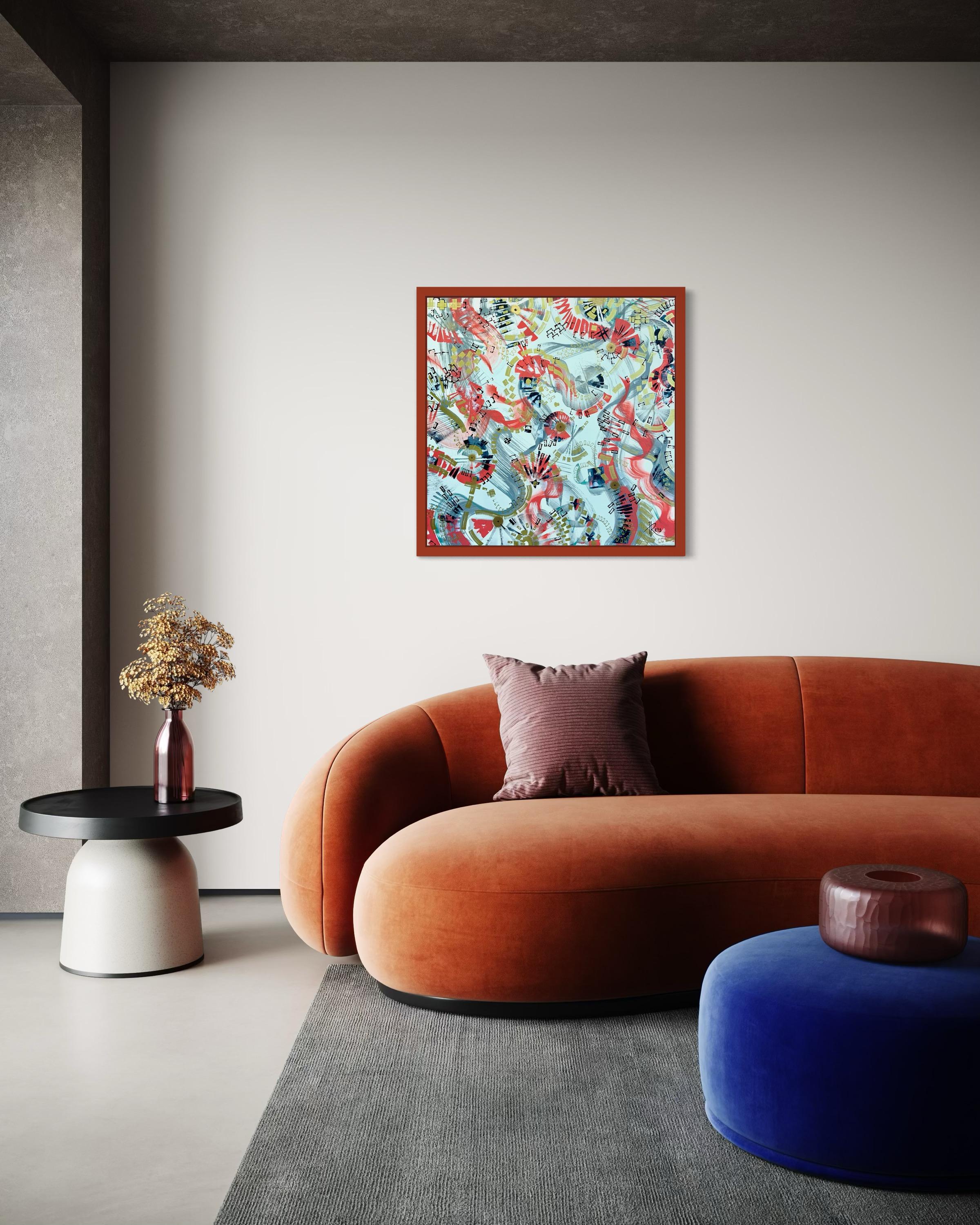 “Music of Time” - Painting by Iryna Rets