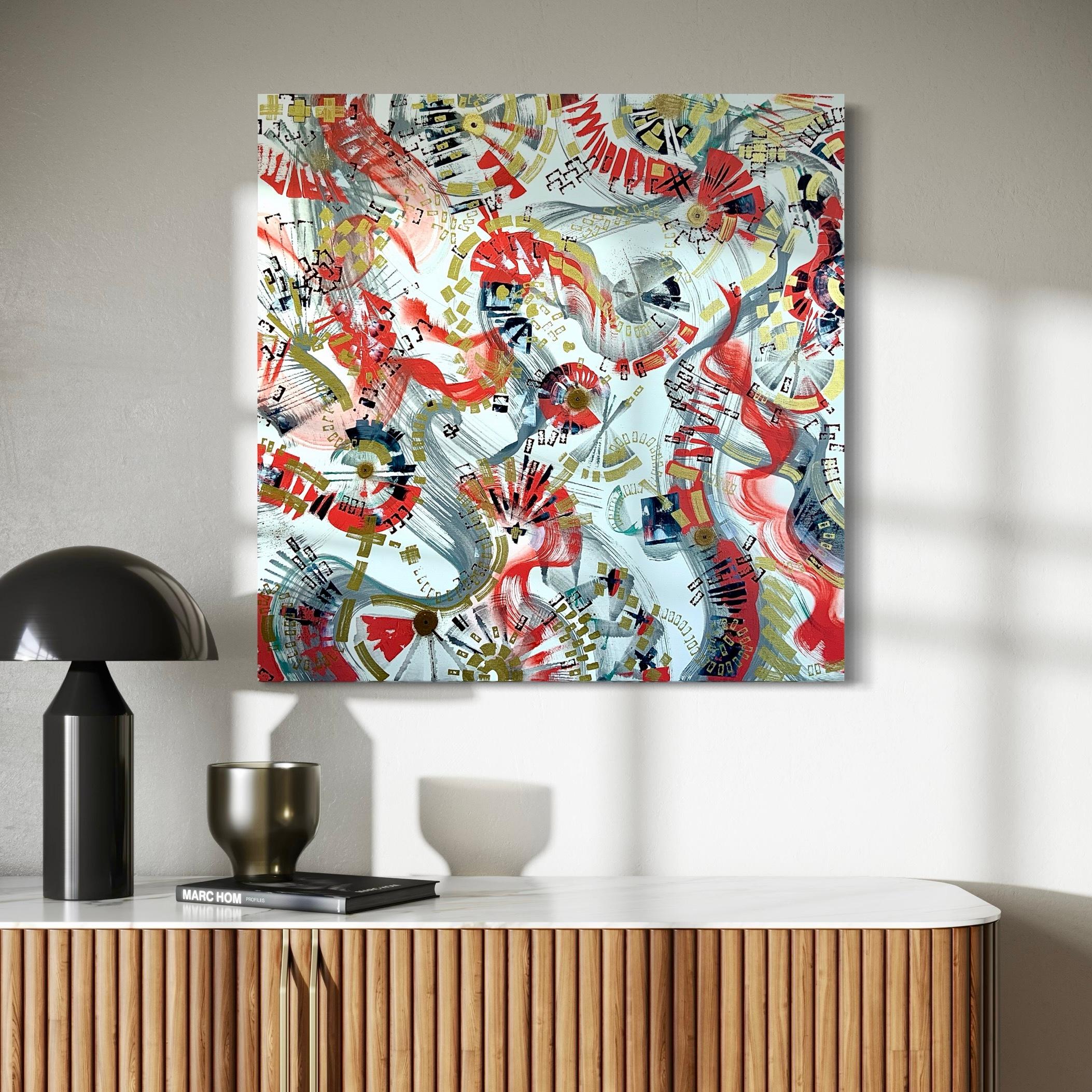 “Music of Time” - Abstract Painting by Iryna Rets