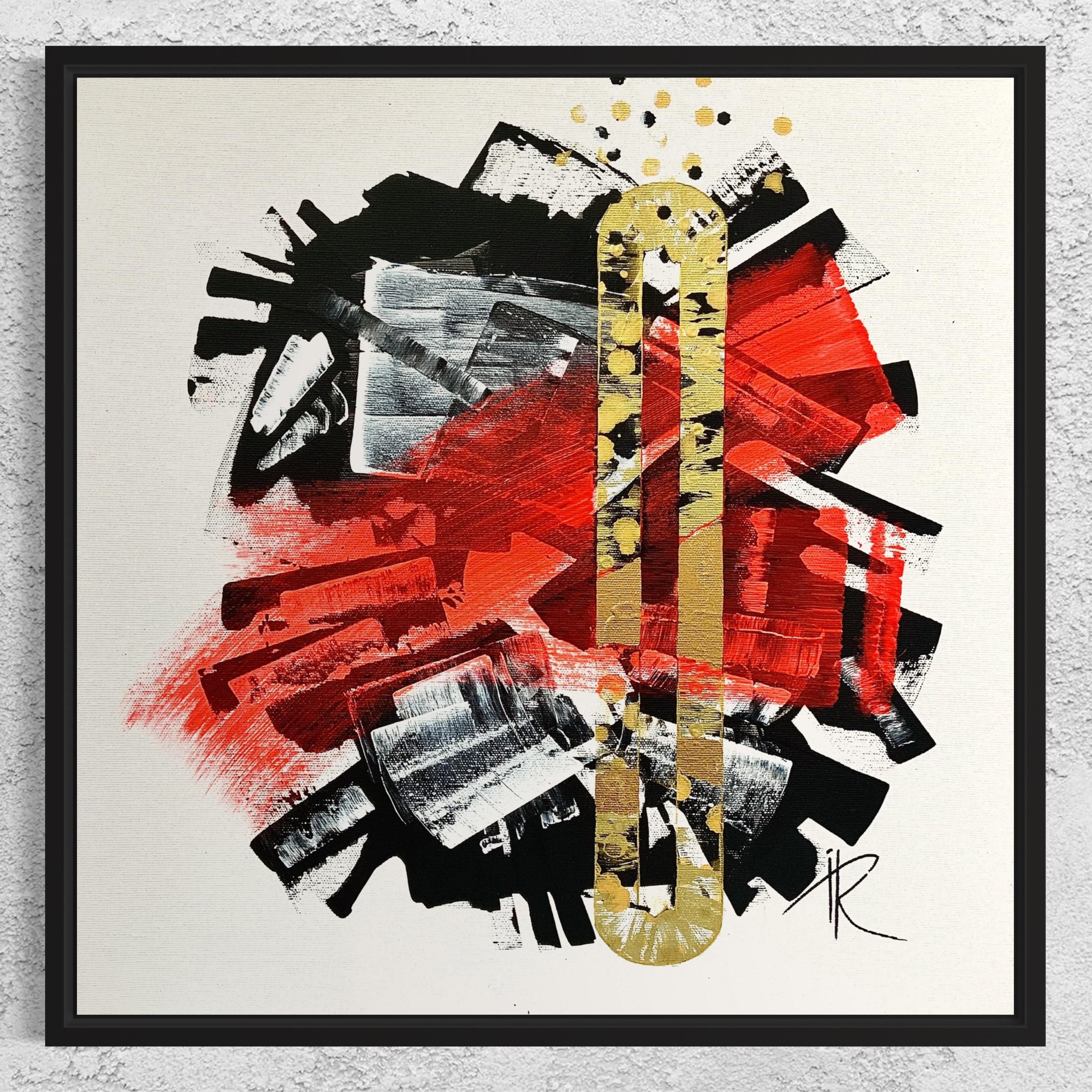 Open Touch 2 dans un polyptyque - Abstrait Painting par Iryna Rets