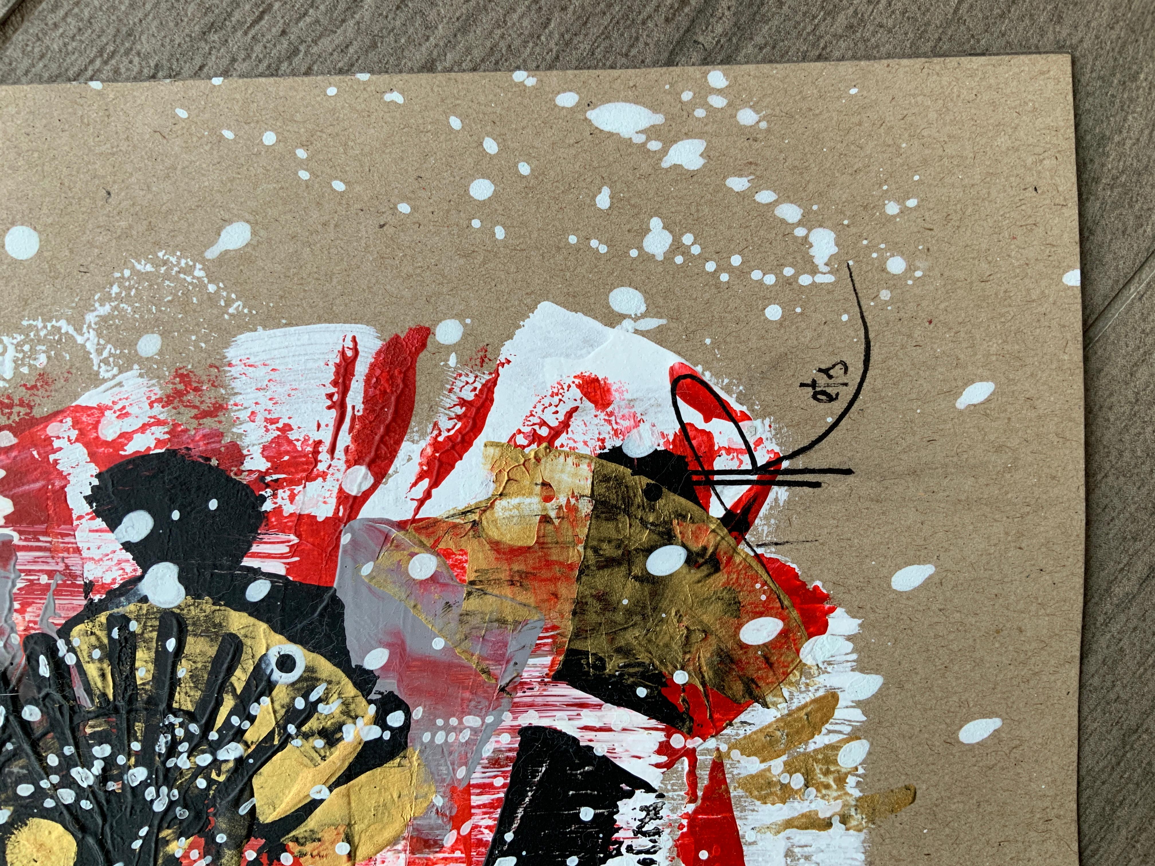 Points of Contact 2  in polyptych For Sale 5