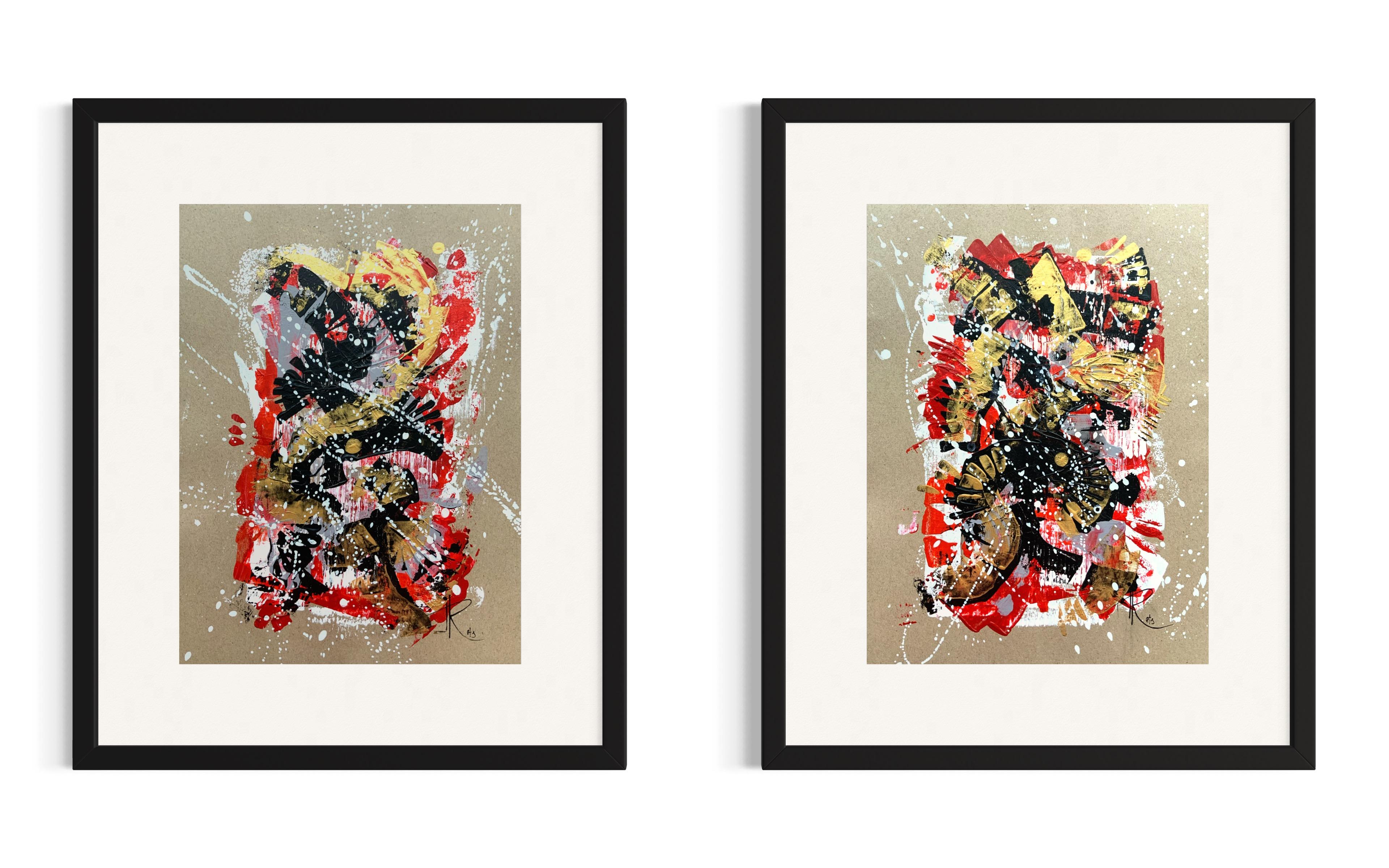 Points of Contact 2  in polyptych For Sale 10