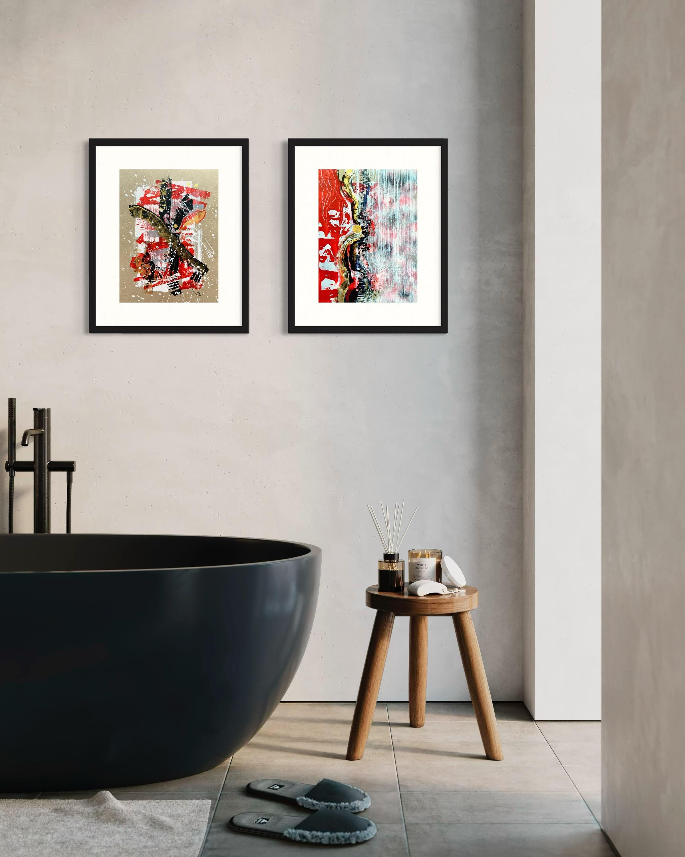 Kontaktpunkte des Kontakts 3  als Polyptychon im Angebot 4