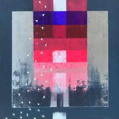 "Reflection of the Northern Lights in the Waves of the Southern Sea" 2 of diptyc