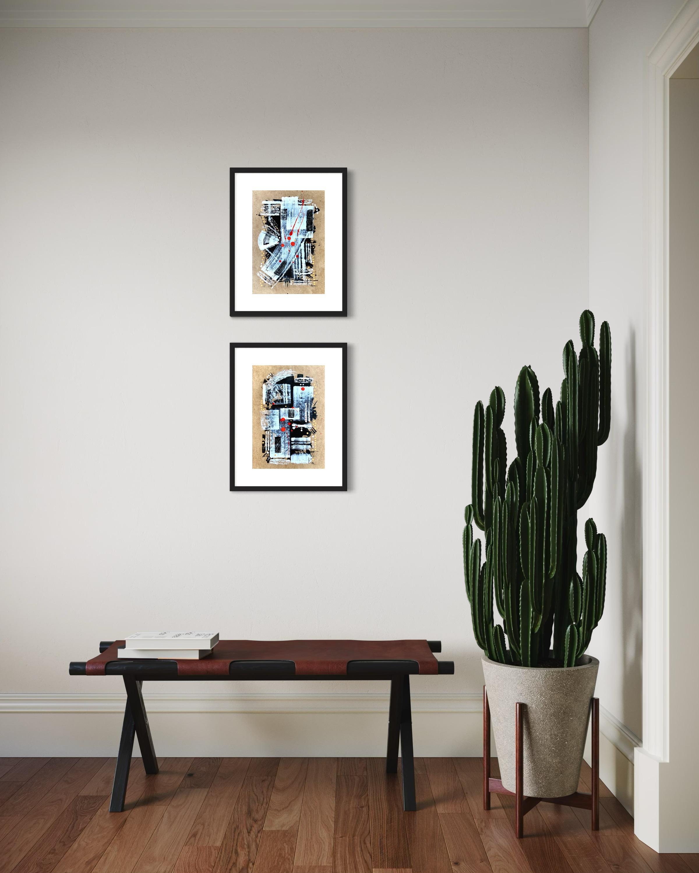 „Stories Told by the Fan“ 2 in Diptychon im Angebot 12