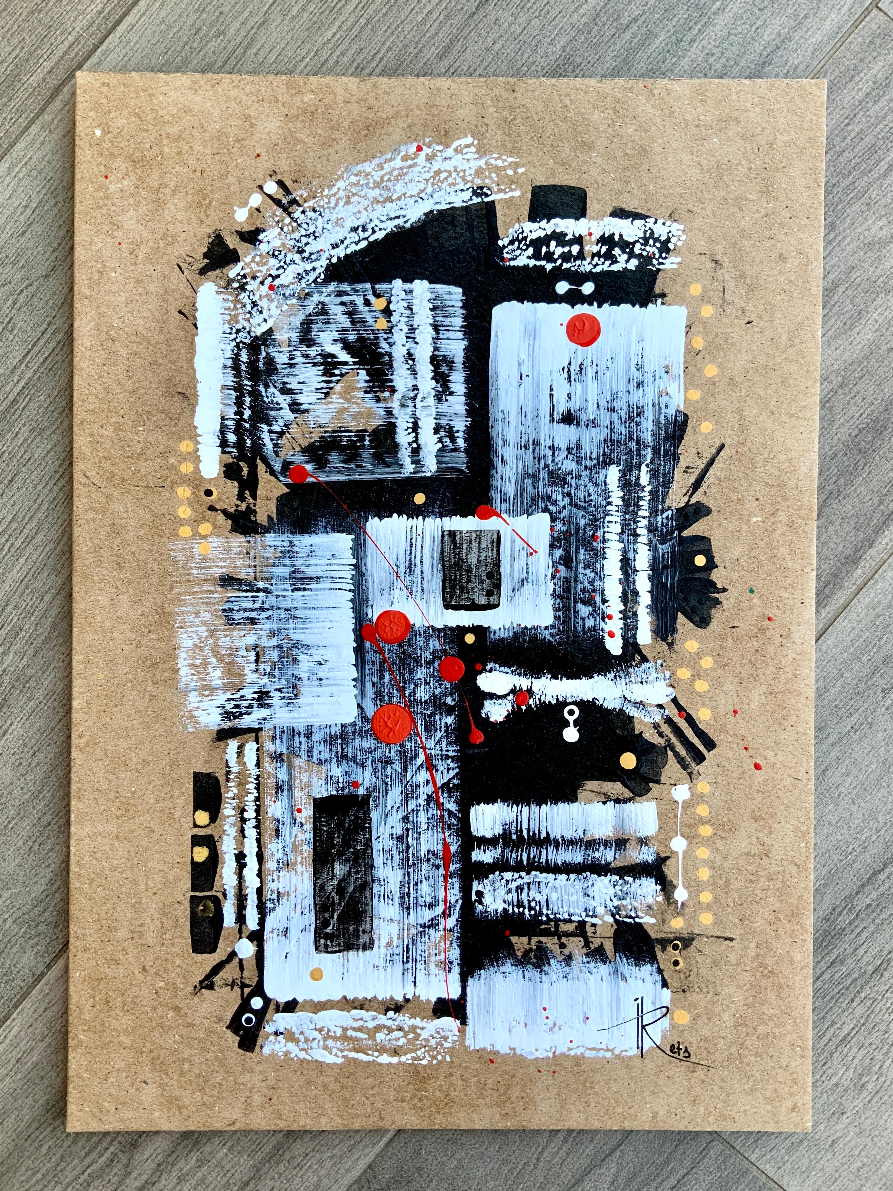 Diptychon „Stories Told by the Fan“ von Diptychon 2024 (Abstrakt), Painting, von Iryna Rets