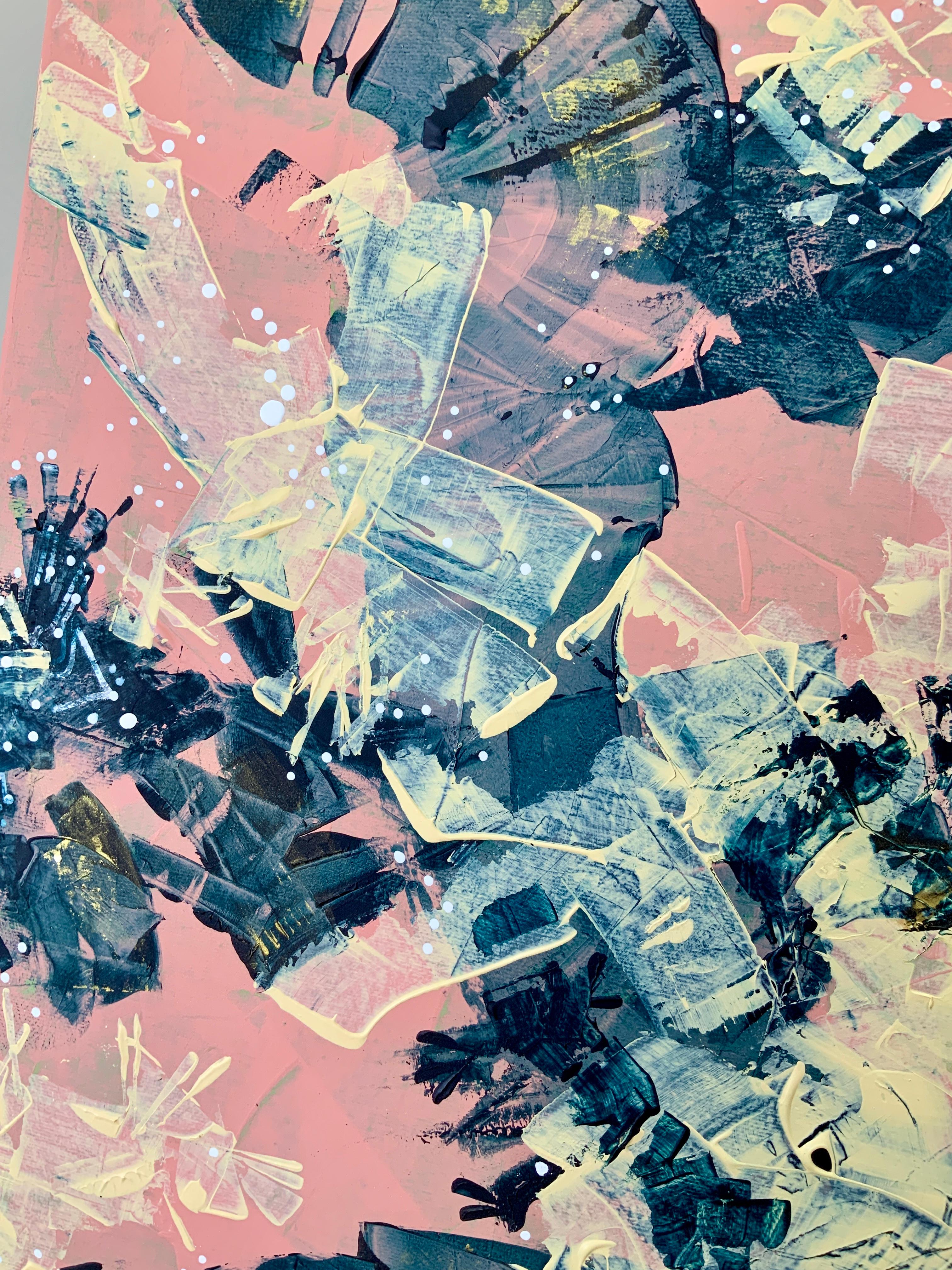 This work explores the connection between the material and inner worlds, emphasizing how our internal states and spiritual processes shape external reality. The title “The Rustling of Dollar Bills in the Morning Garden” adds a layer of meaning,